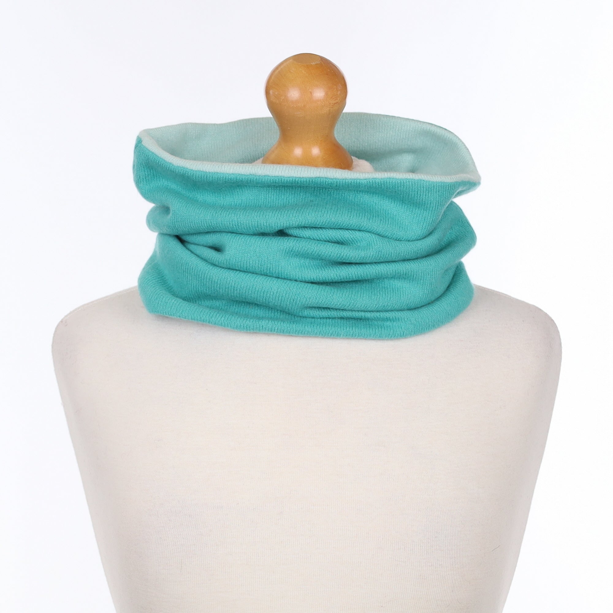 Turquoise and Opal Luxury Double Layered Snood