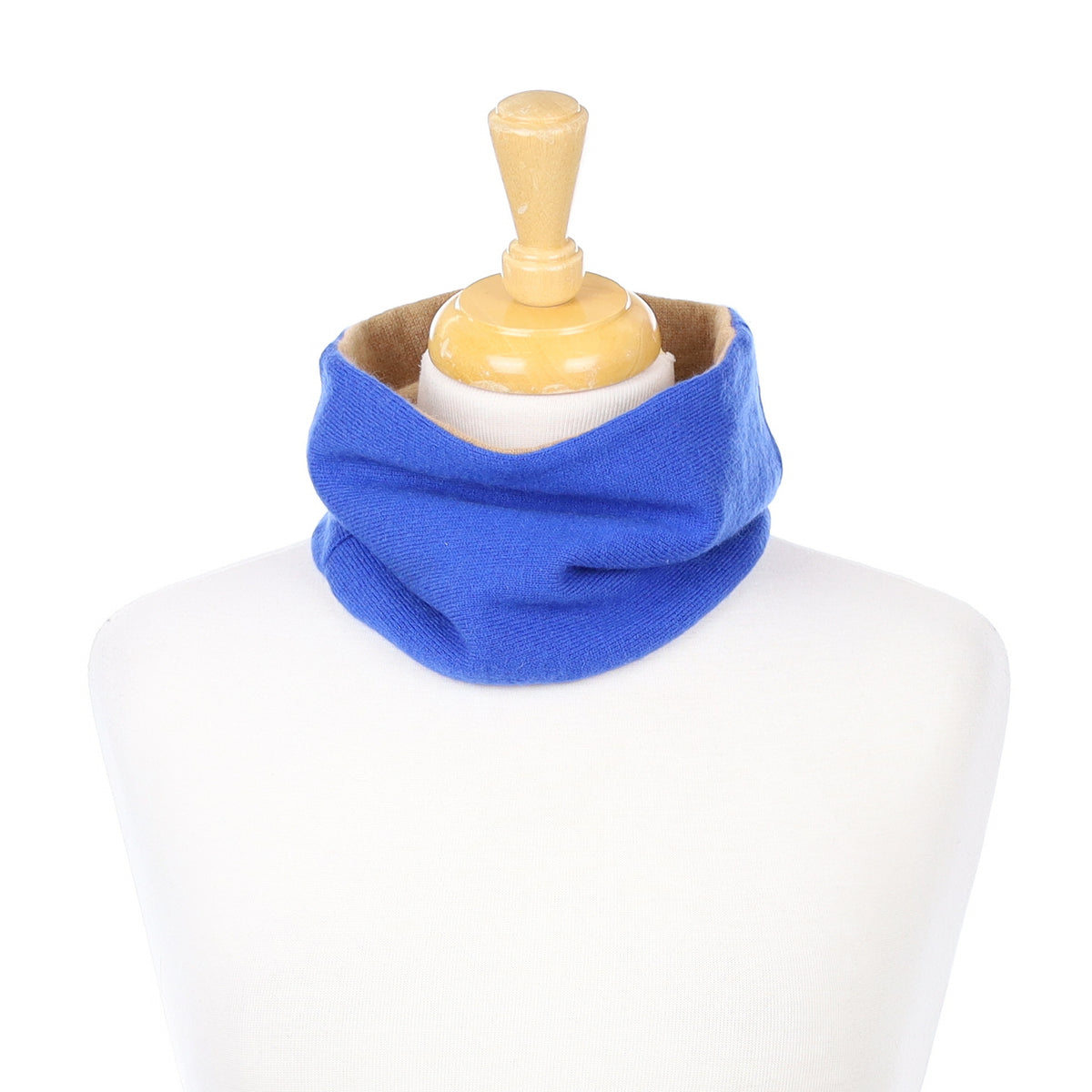 Admiral Blue and Toffee Neck Warmer