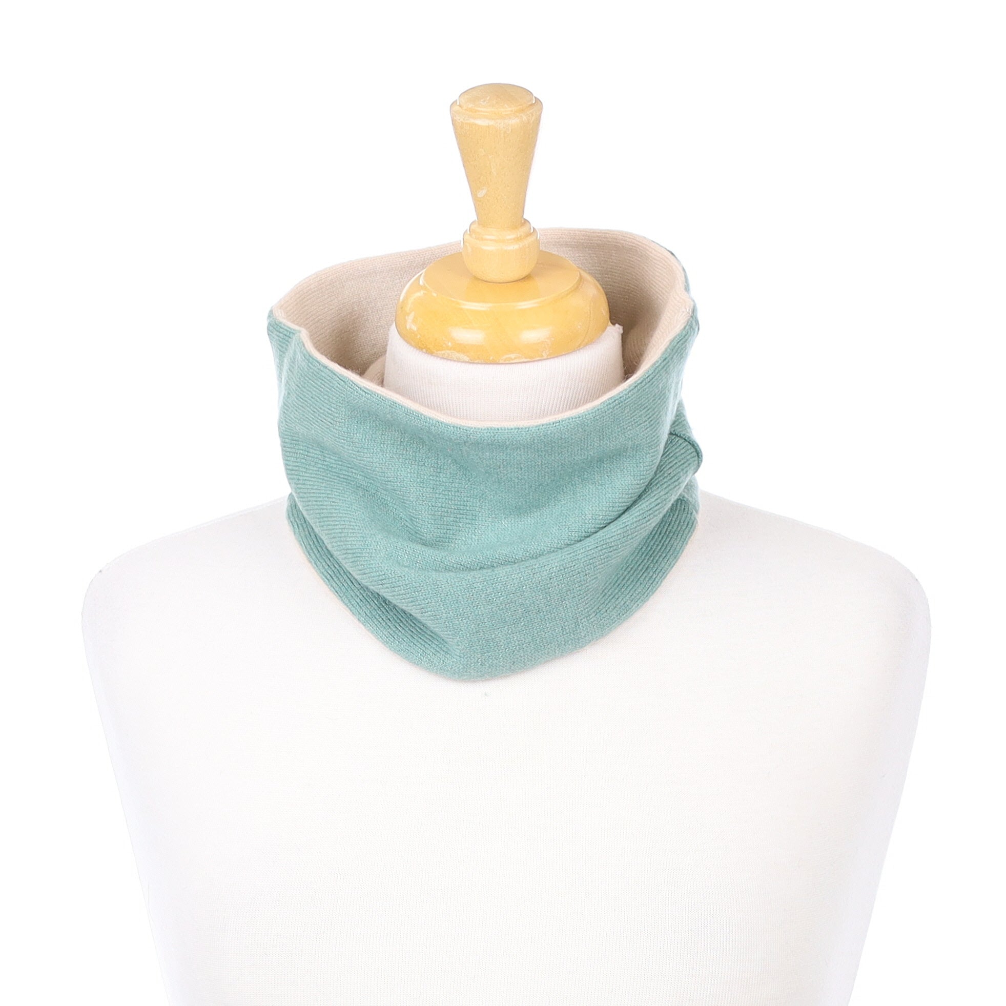 Sage Green and Oatmeal Neck Warmer