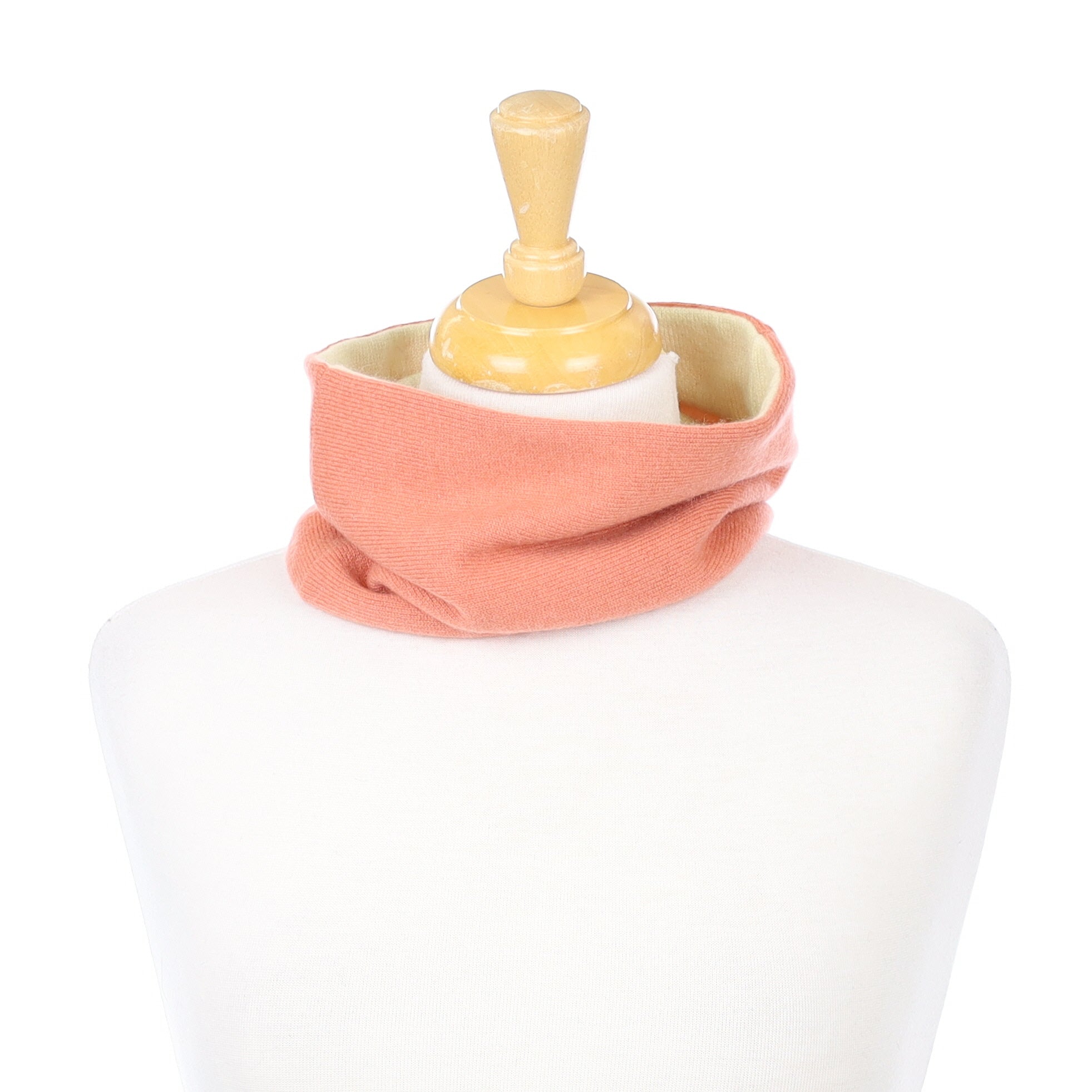 Peach Orange and Primrose Neck Warmer