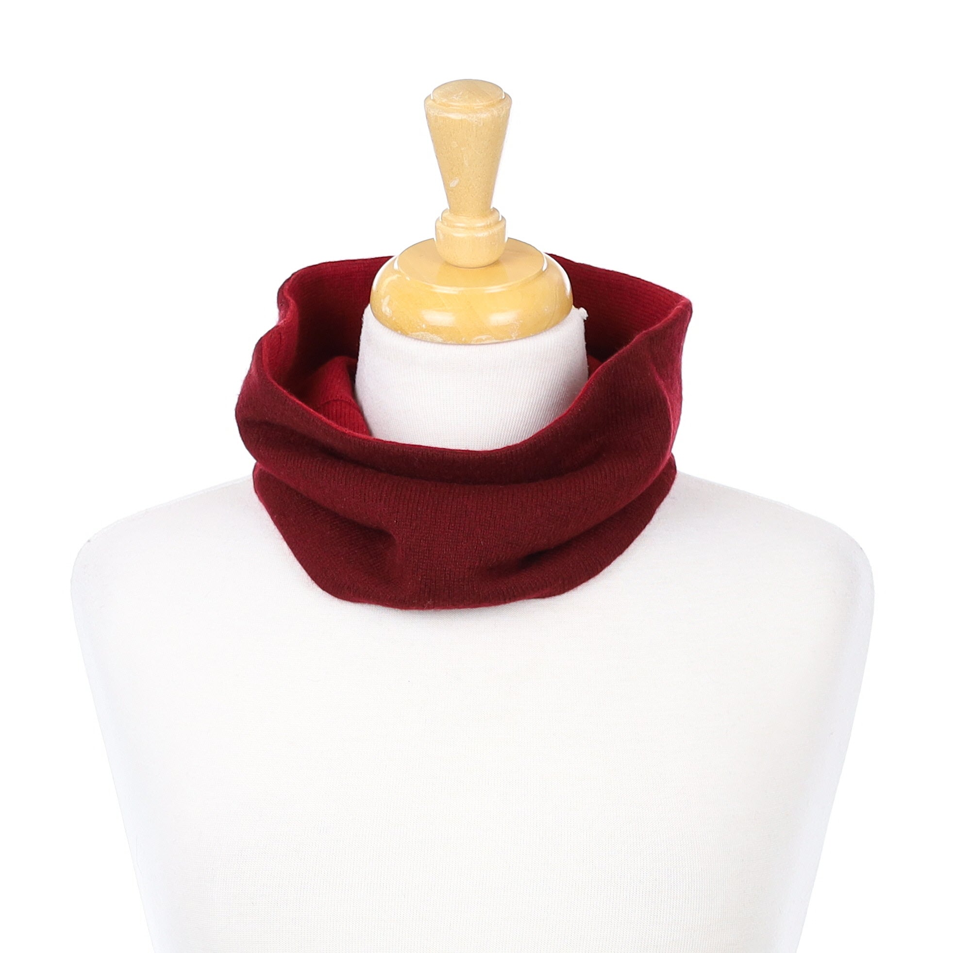 Wine Red and Crimson Neck Warmer
