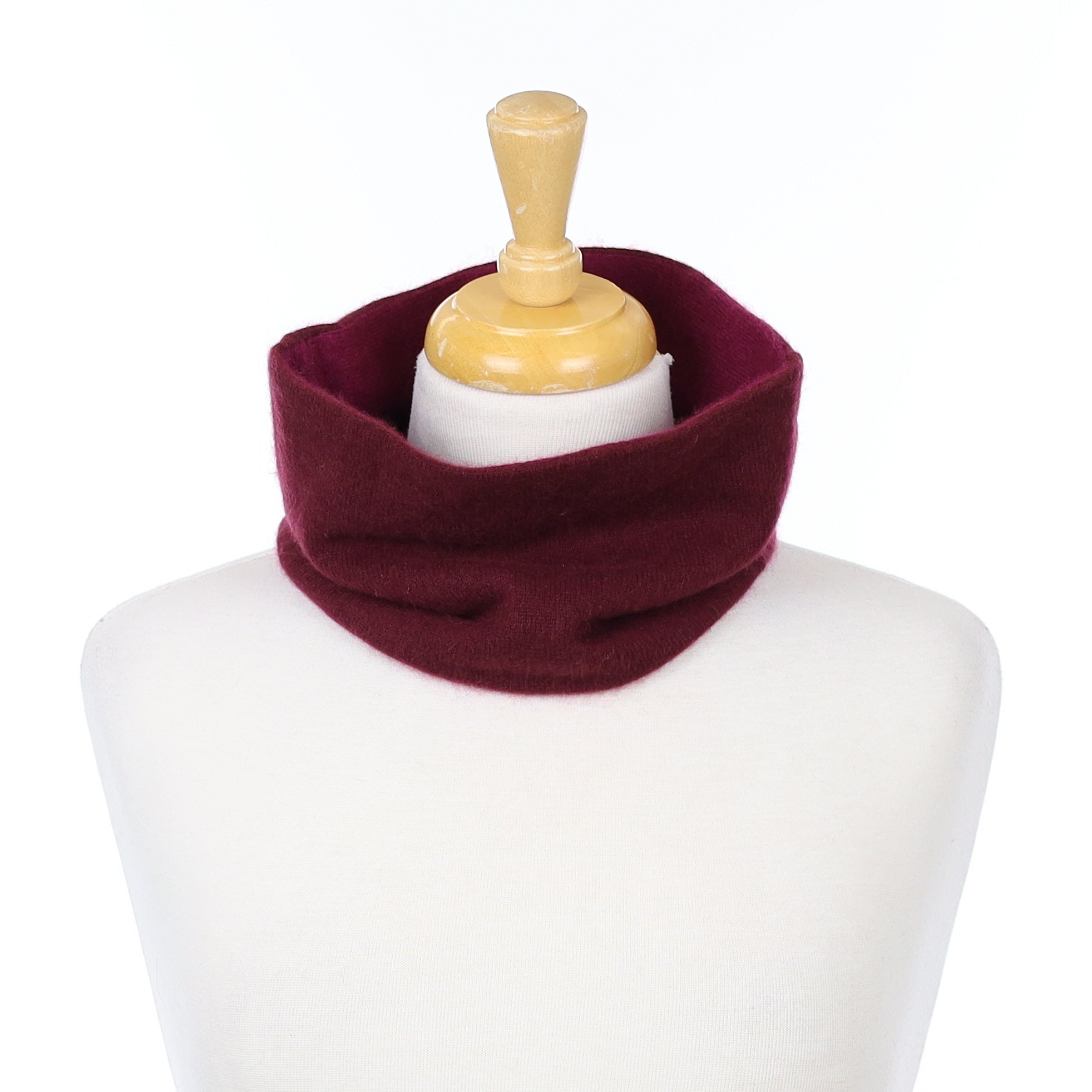 Two Tone Mulberry Purple Neck Warmer