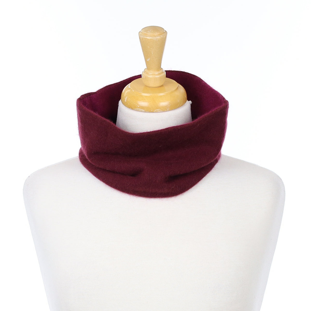 Two Tone Mulberry Purple Neck Warmer