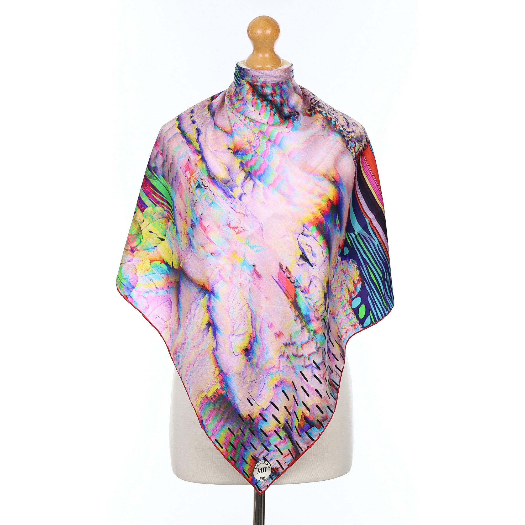 Immaculate Mantero Abstract Silk Scarf