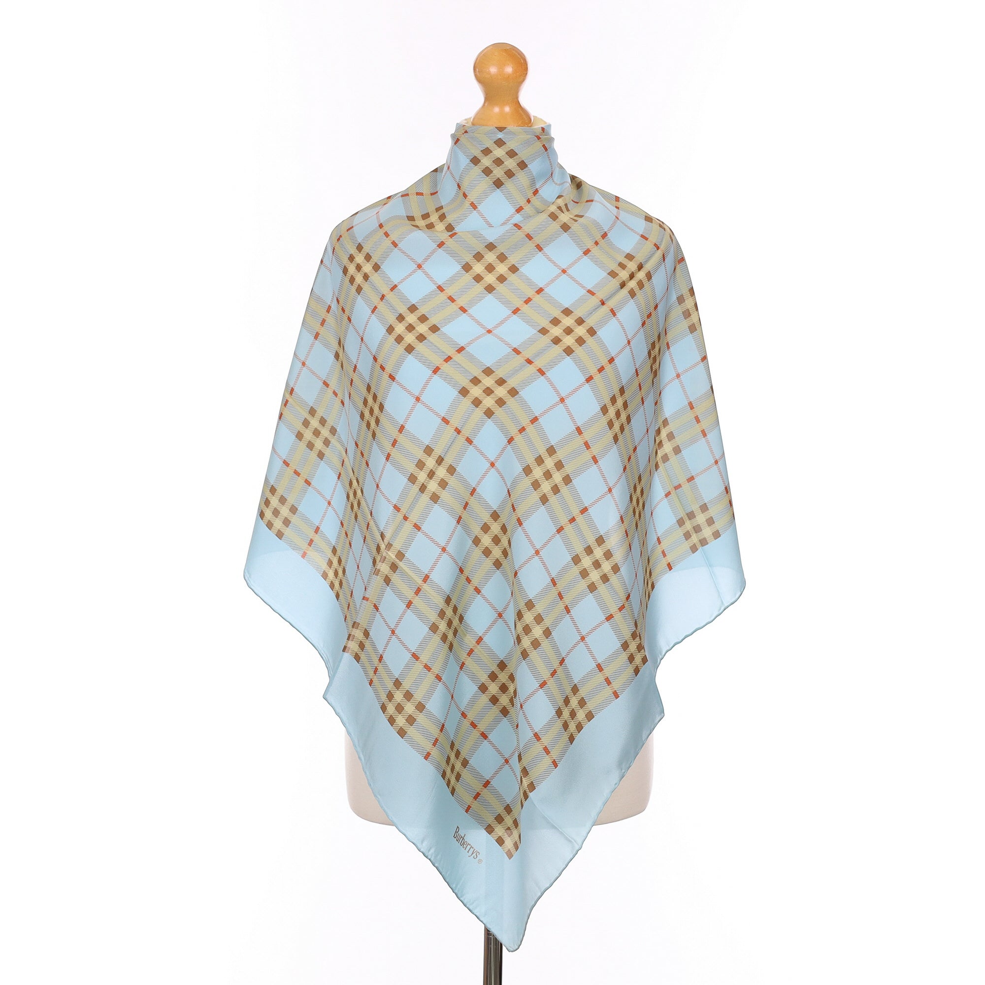 Brand New Burberry's Vintage Checked Silk Scarf