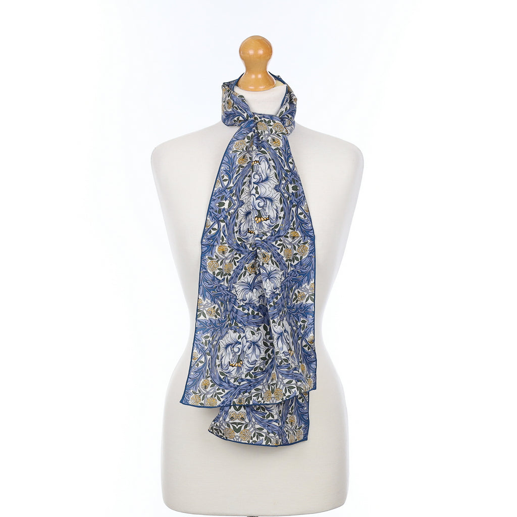 Brand New Fox and Chave Silk Scarf