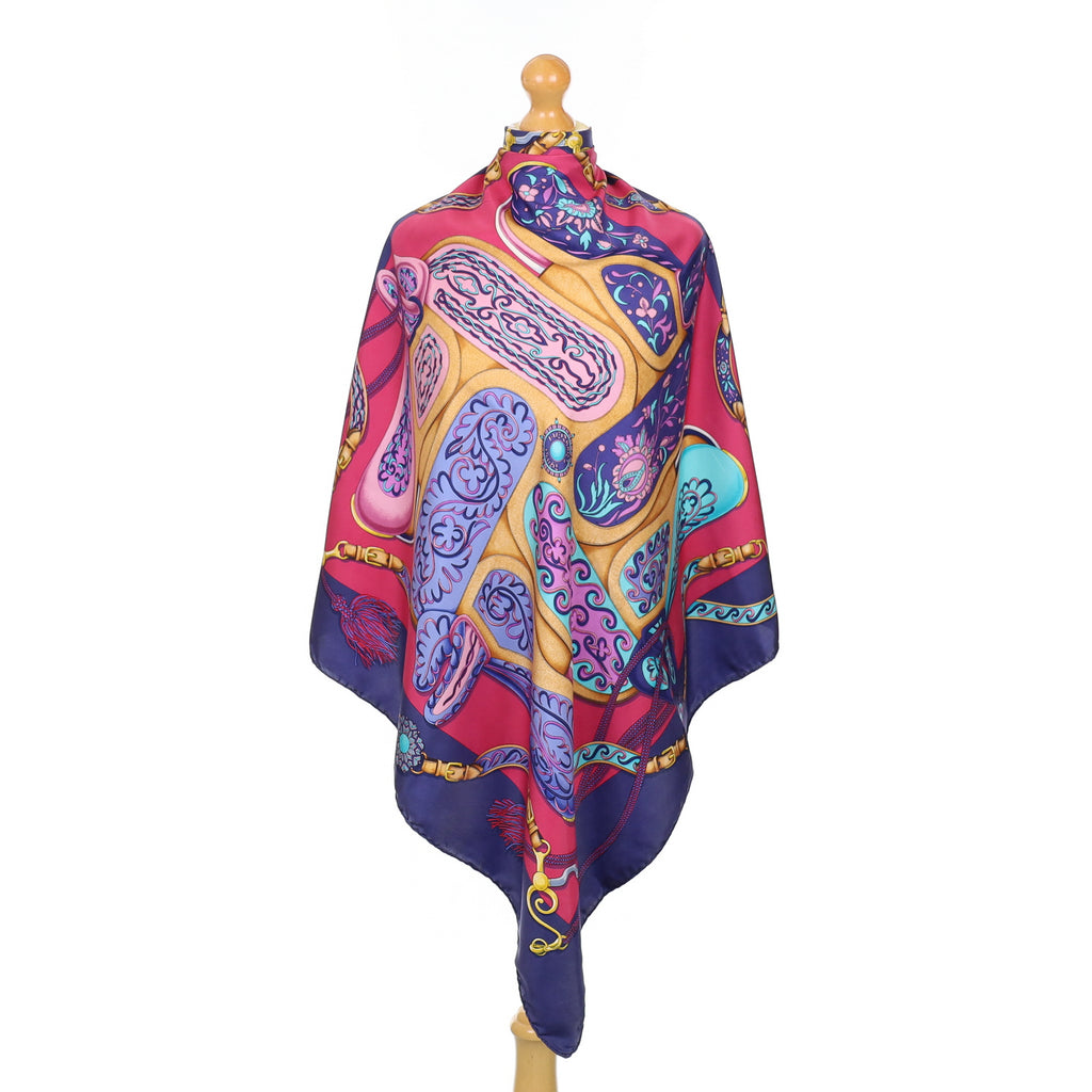 Hermès Festival Silk Scarf