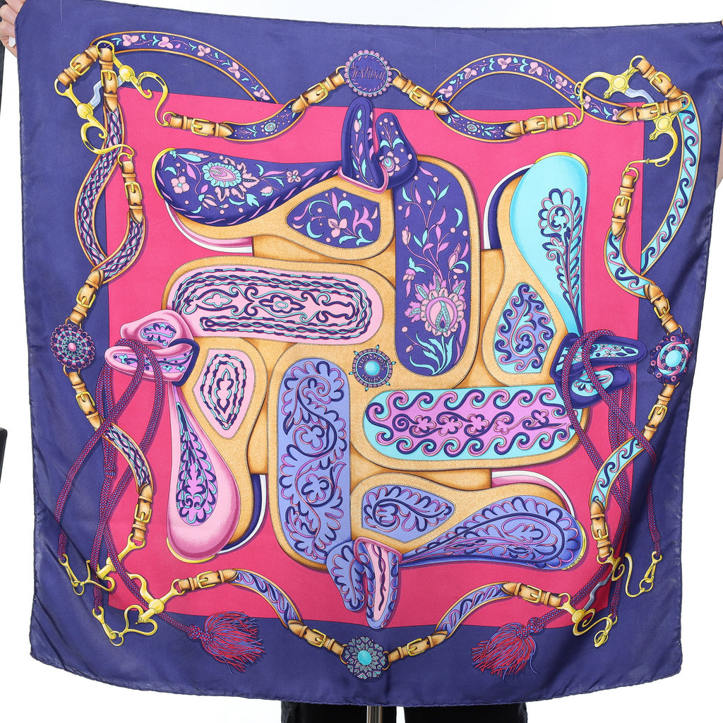 Hermès Festival Silk Scarf