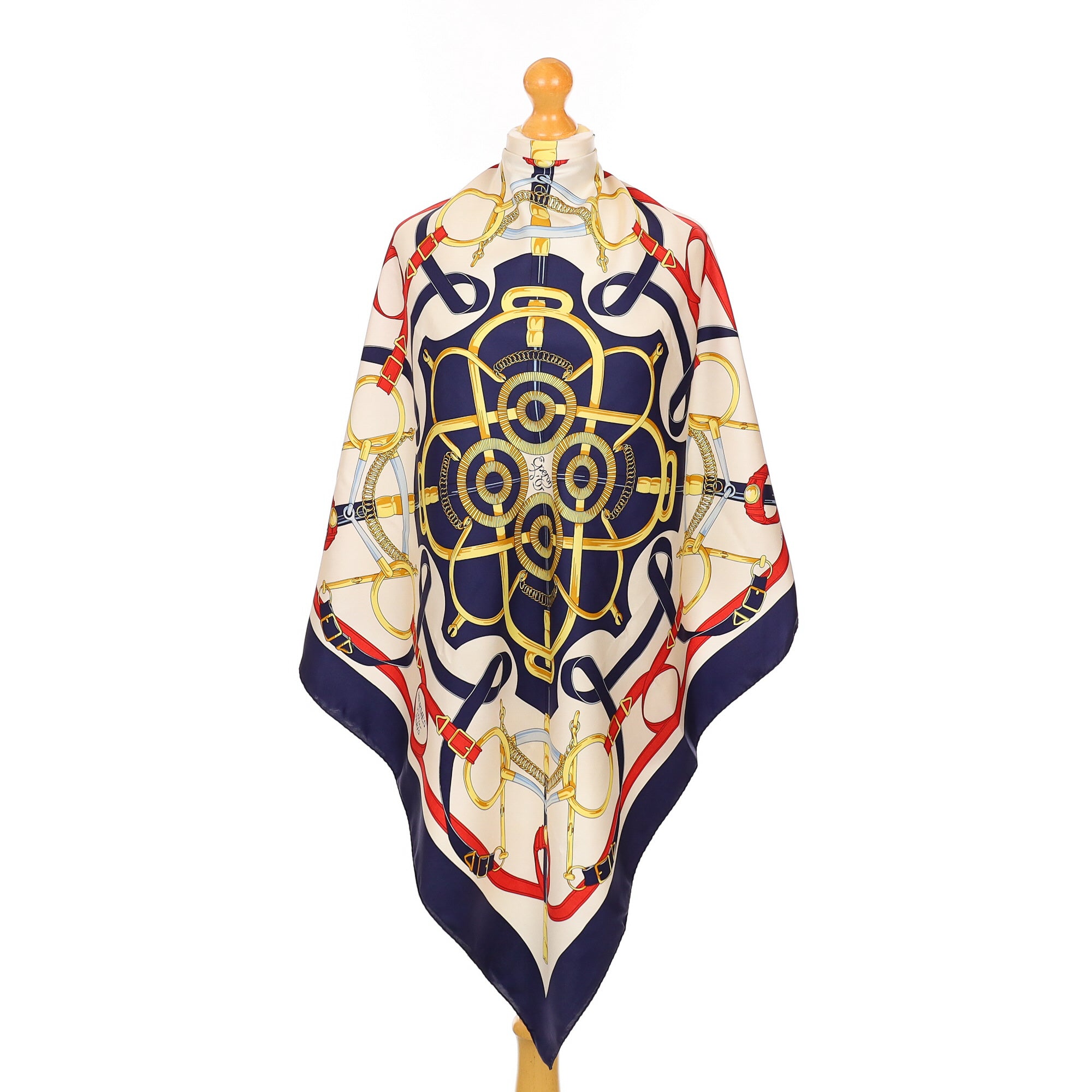 Hermès Eperon D'or Silk Scarf