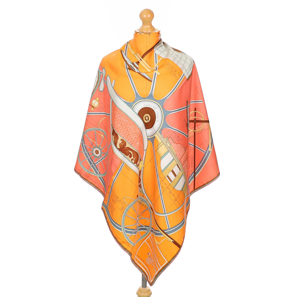 Hermès Petit Duc Silk Scarf Quite Rare