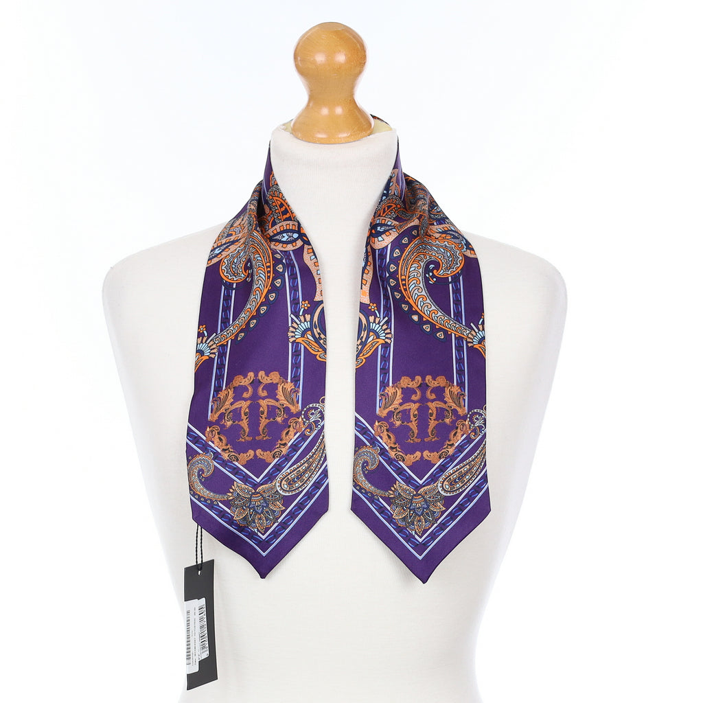 Brand New Philippe Plein Silk Scarf