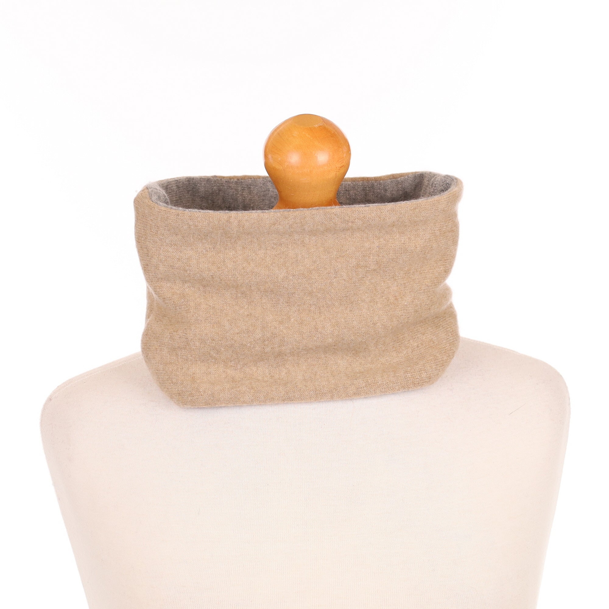 Fawn and Ash Grey Neck Warmer