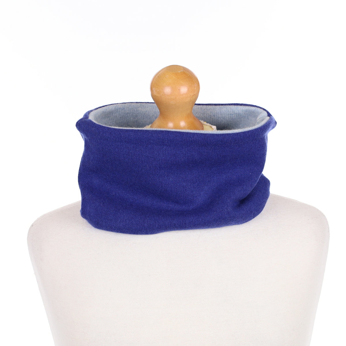 Indigo and Powder Blue Neck Warmer