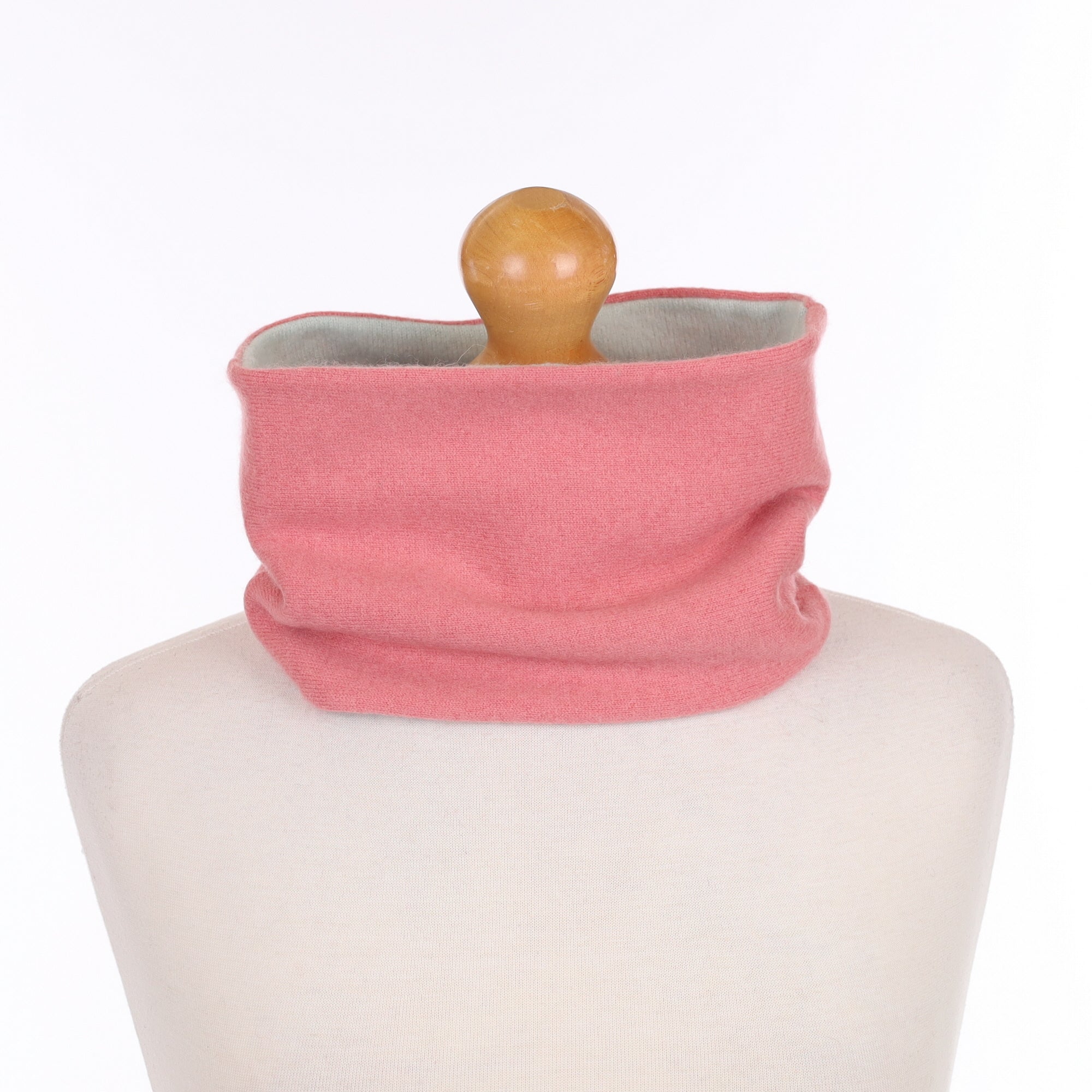 Blush Pink and Mint Neck Warmer