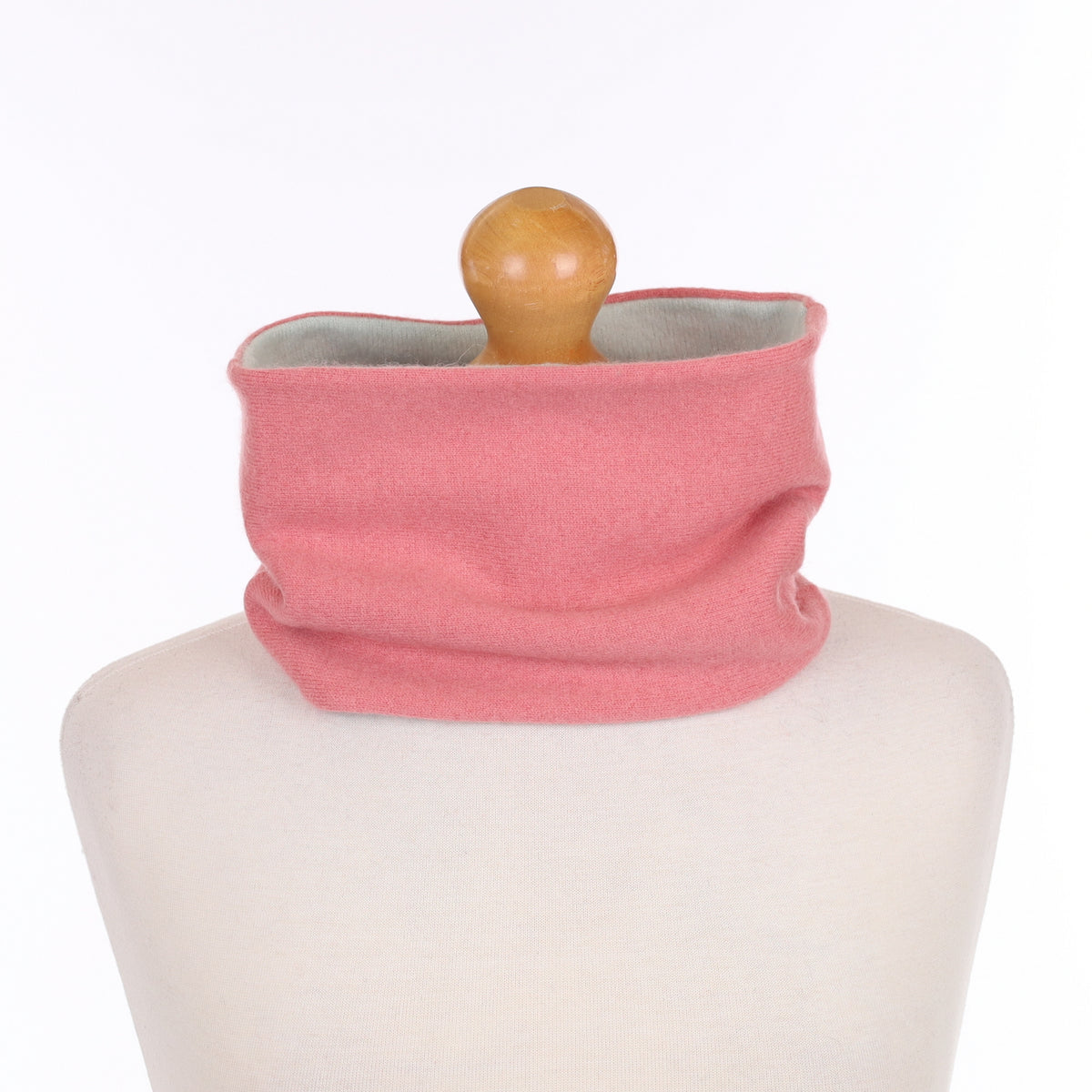 Blush Pink and Mint Neck Warmer