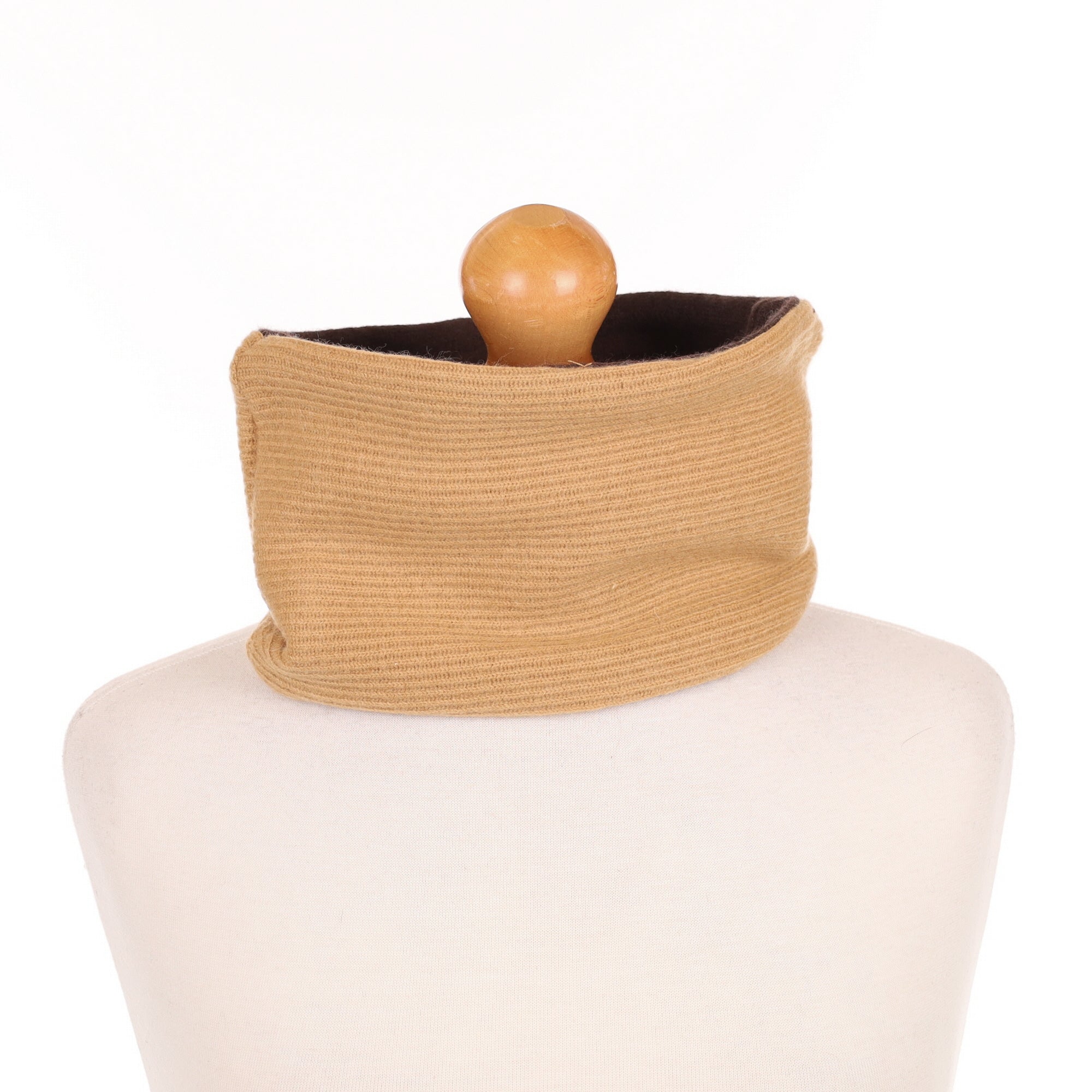 Caramel and Chocolate Brown Neck Warmer