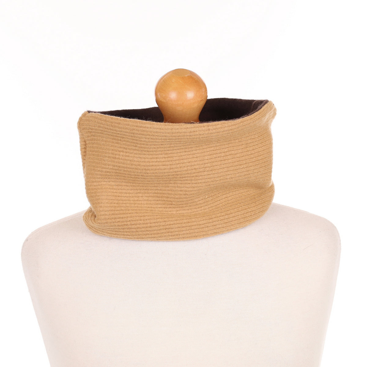 Caramel and Chocolate Brown Neck Warmer