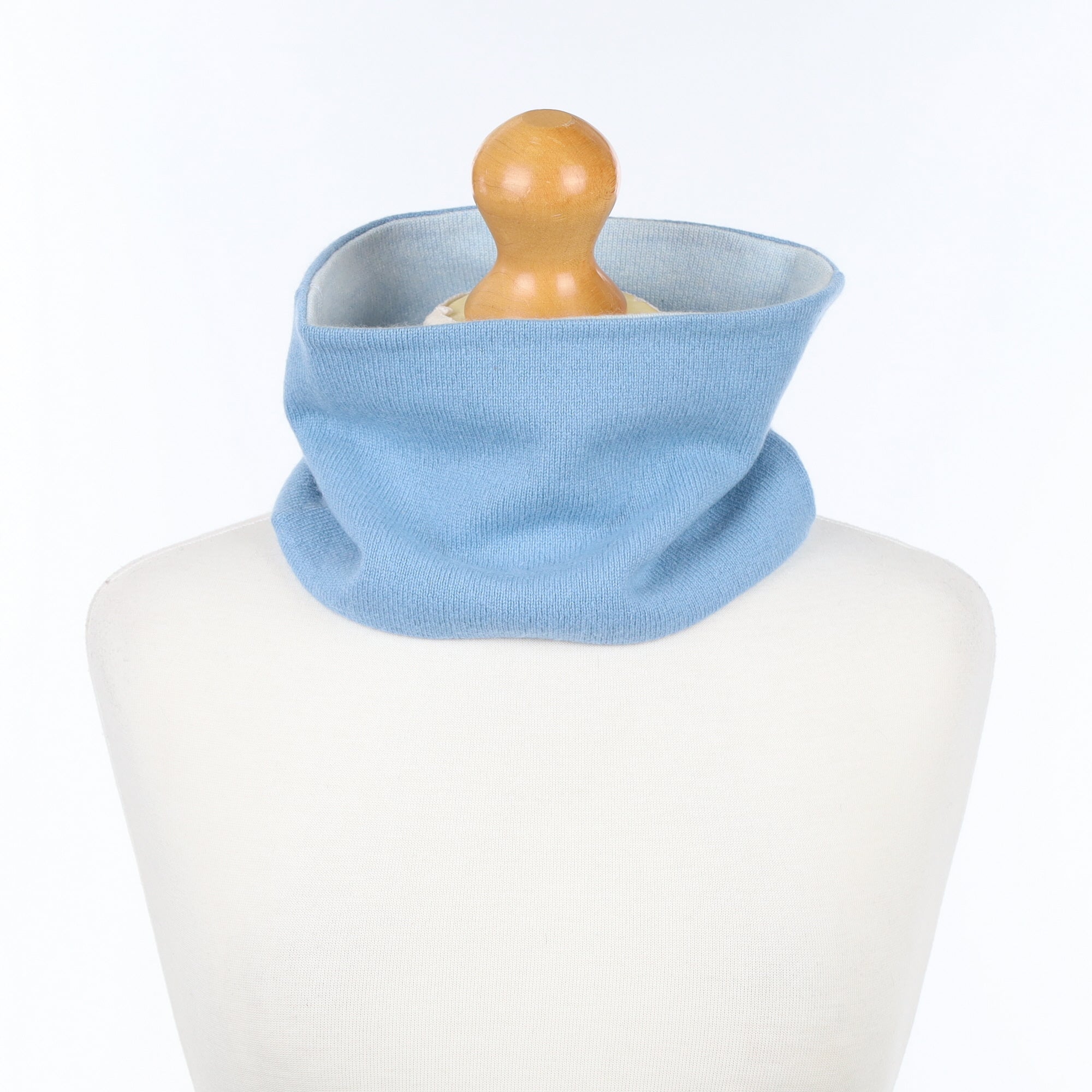 Sky and Light Blue Neck Warmer