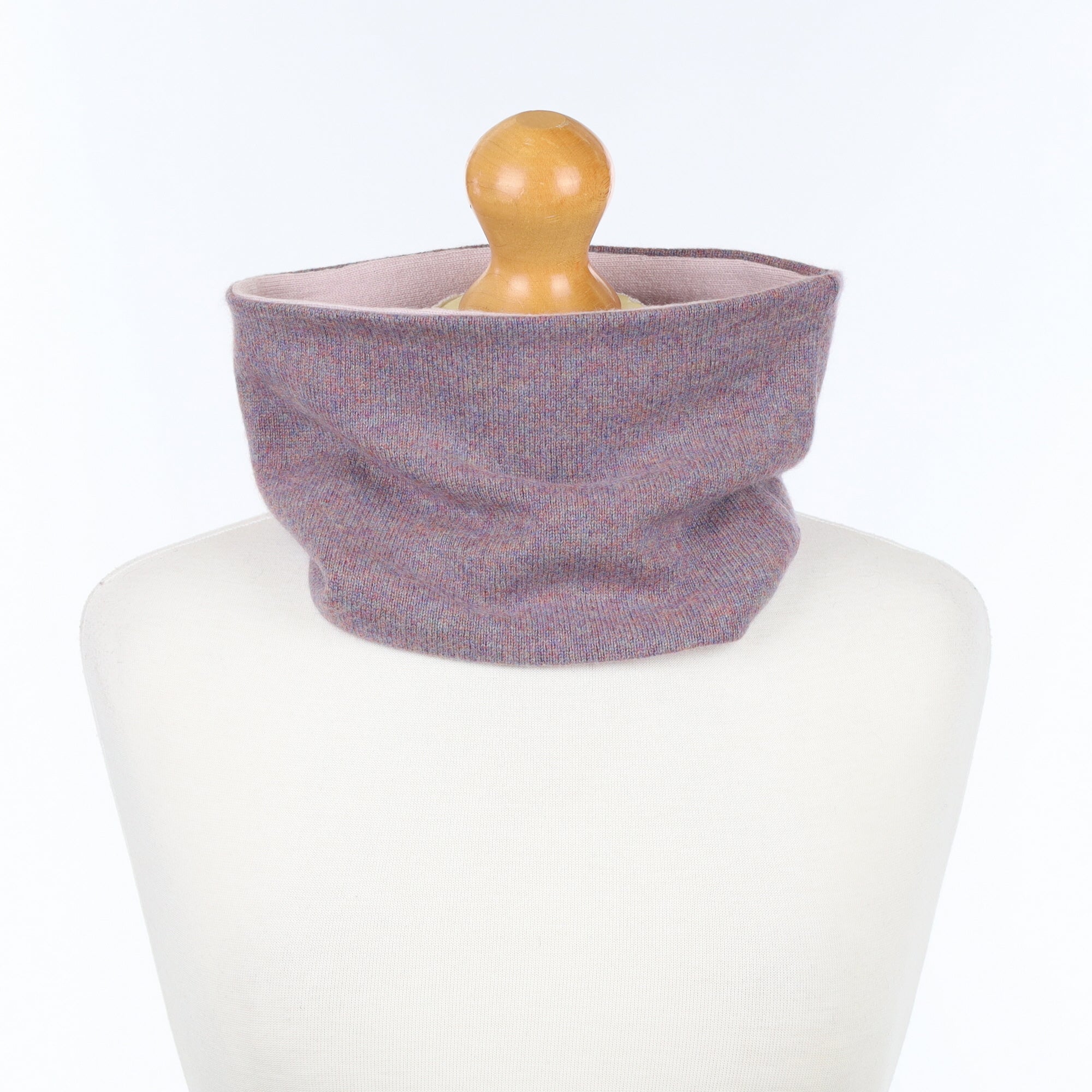 Pastel Fleck and Purple Neck Warmer