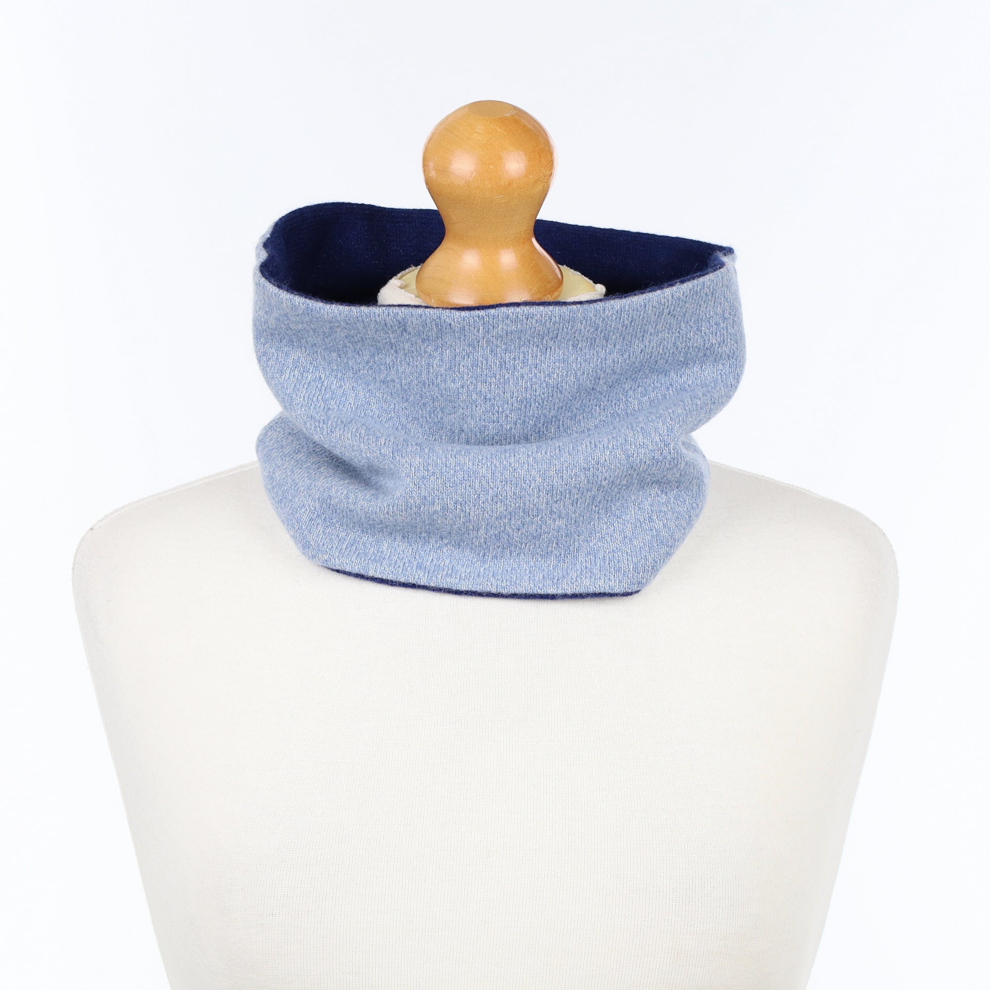 Navy and Blue Marl Neck Warmer