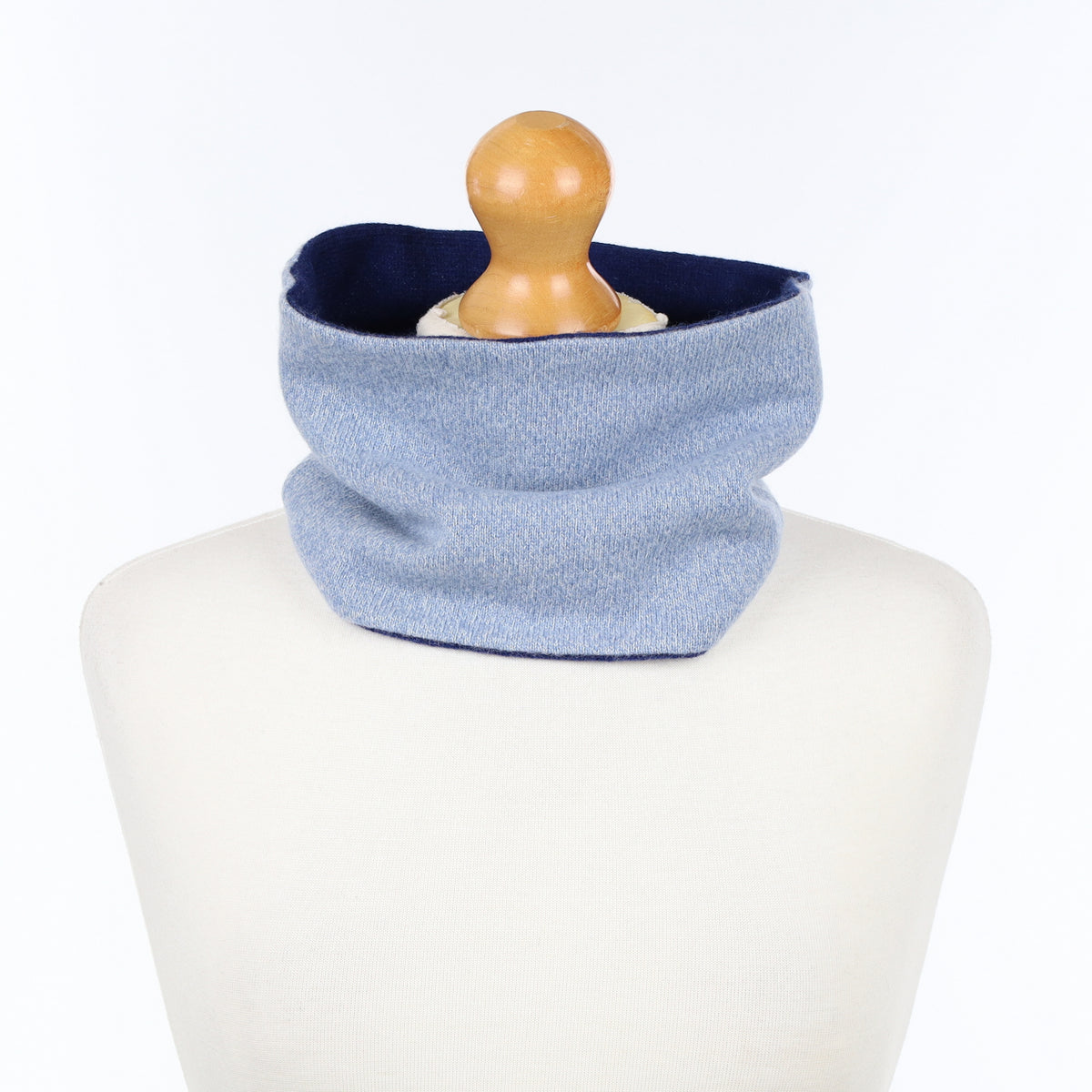 Navy and Blue Marl Neck Warmer