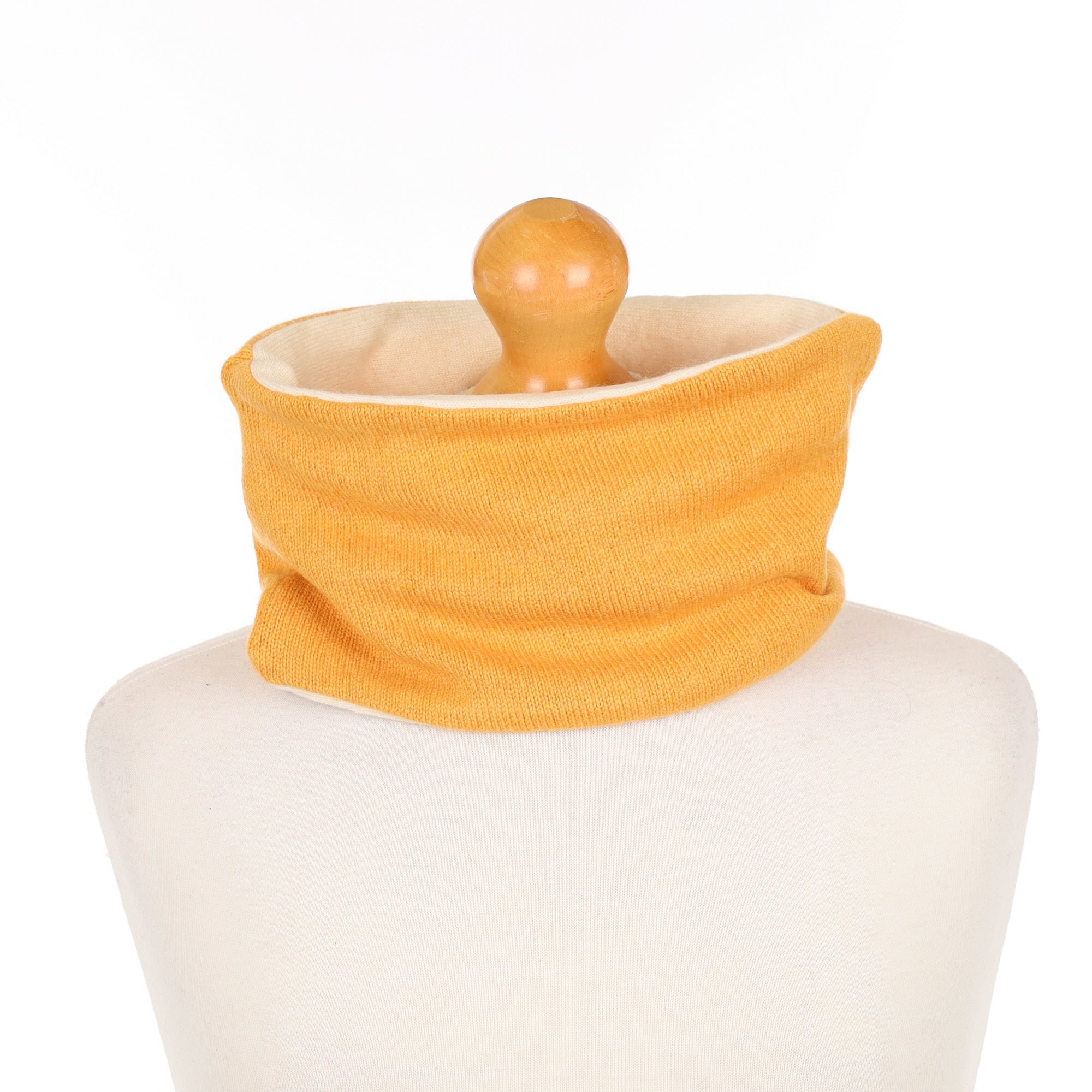 Orange and Cream Neck Warmer