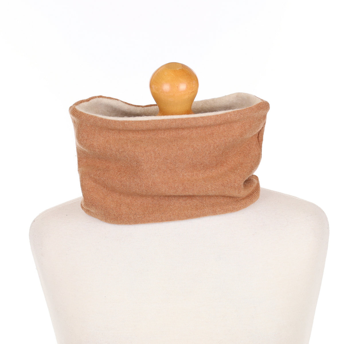 Brown and Cream Neck Warmer