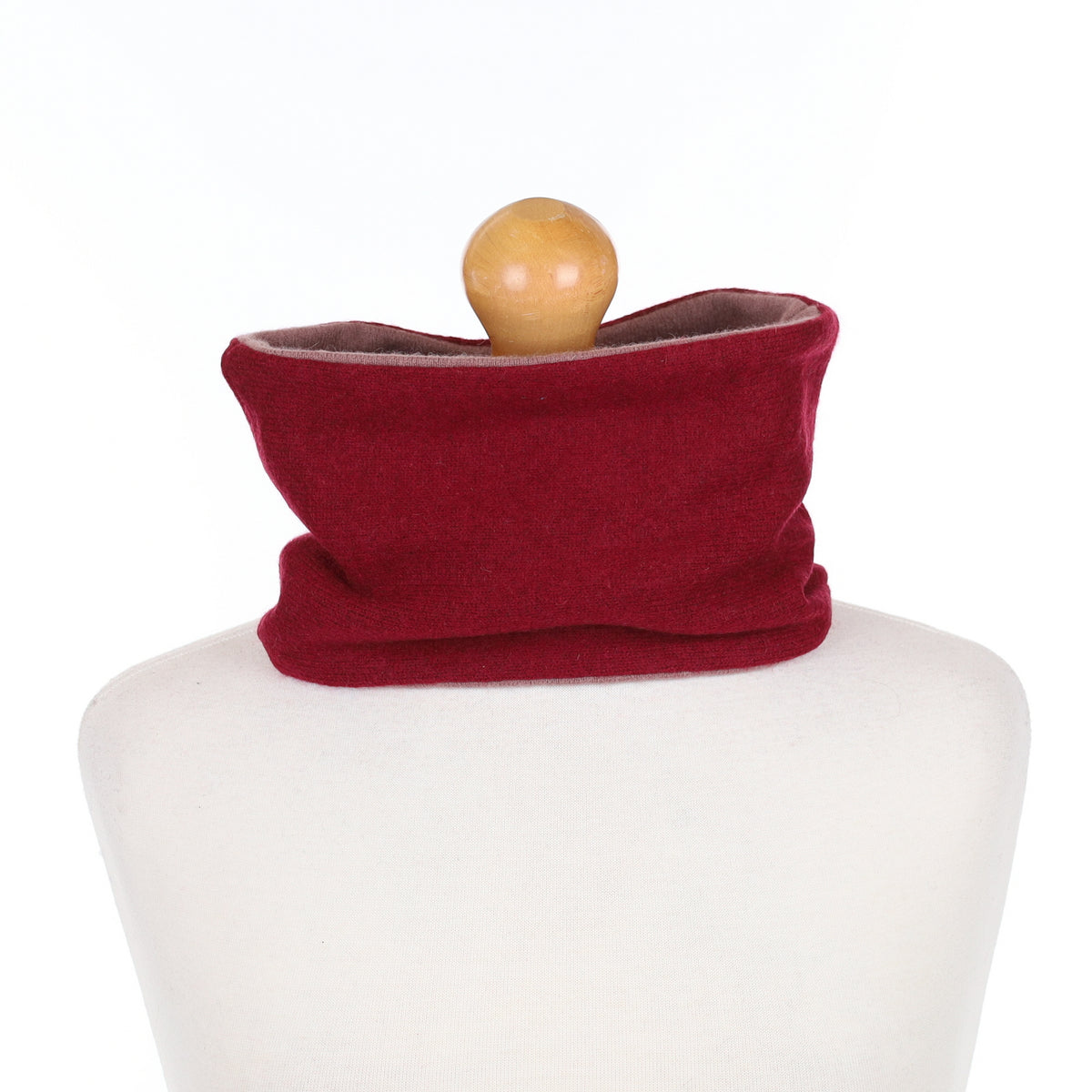 Red and Mauve Neck Warmer