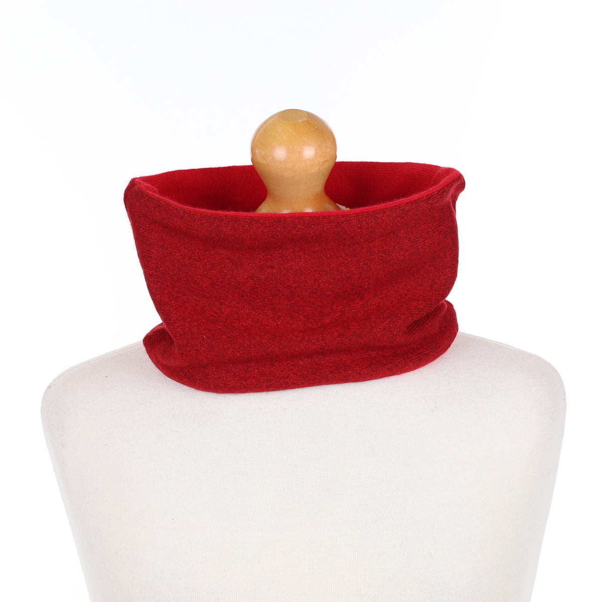 Two Toned Red Marl Neck Warmer