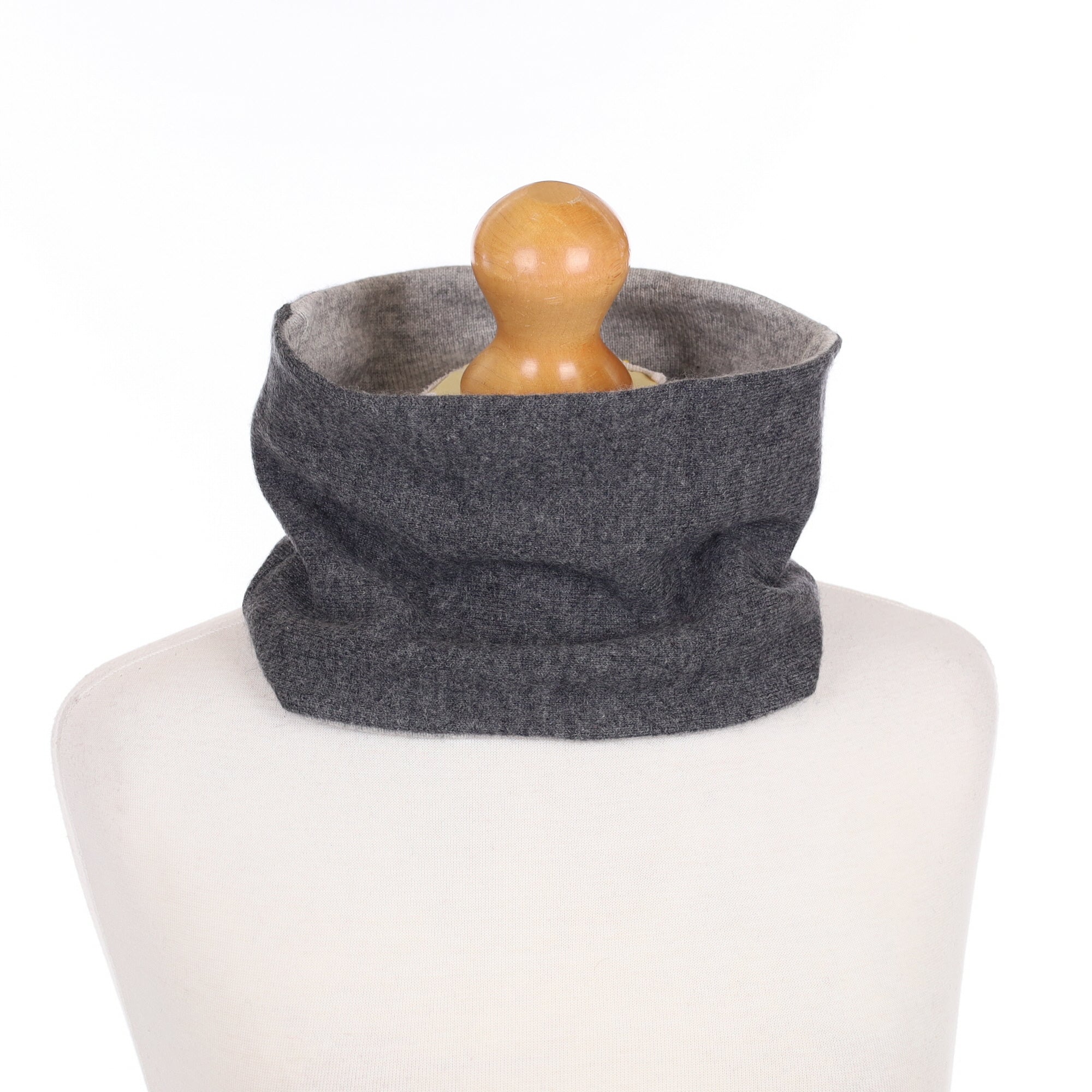 Slate and Smoke Grey Neck Warmer
