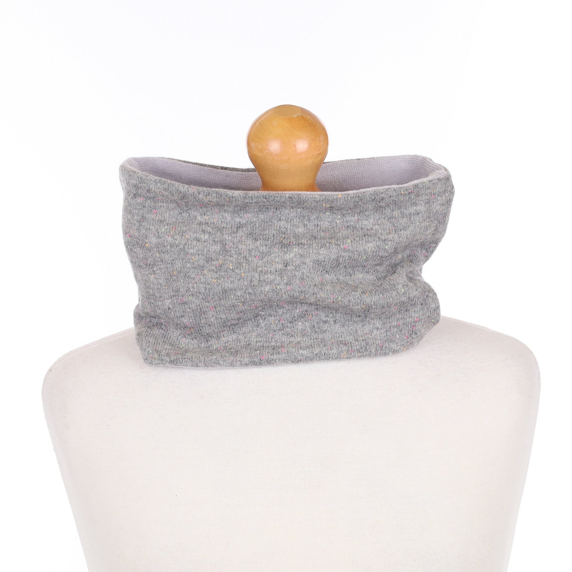 Blue and Grey Colourful Fleck Neck Warmer