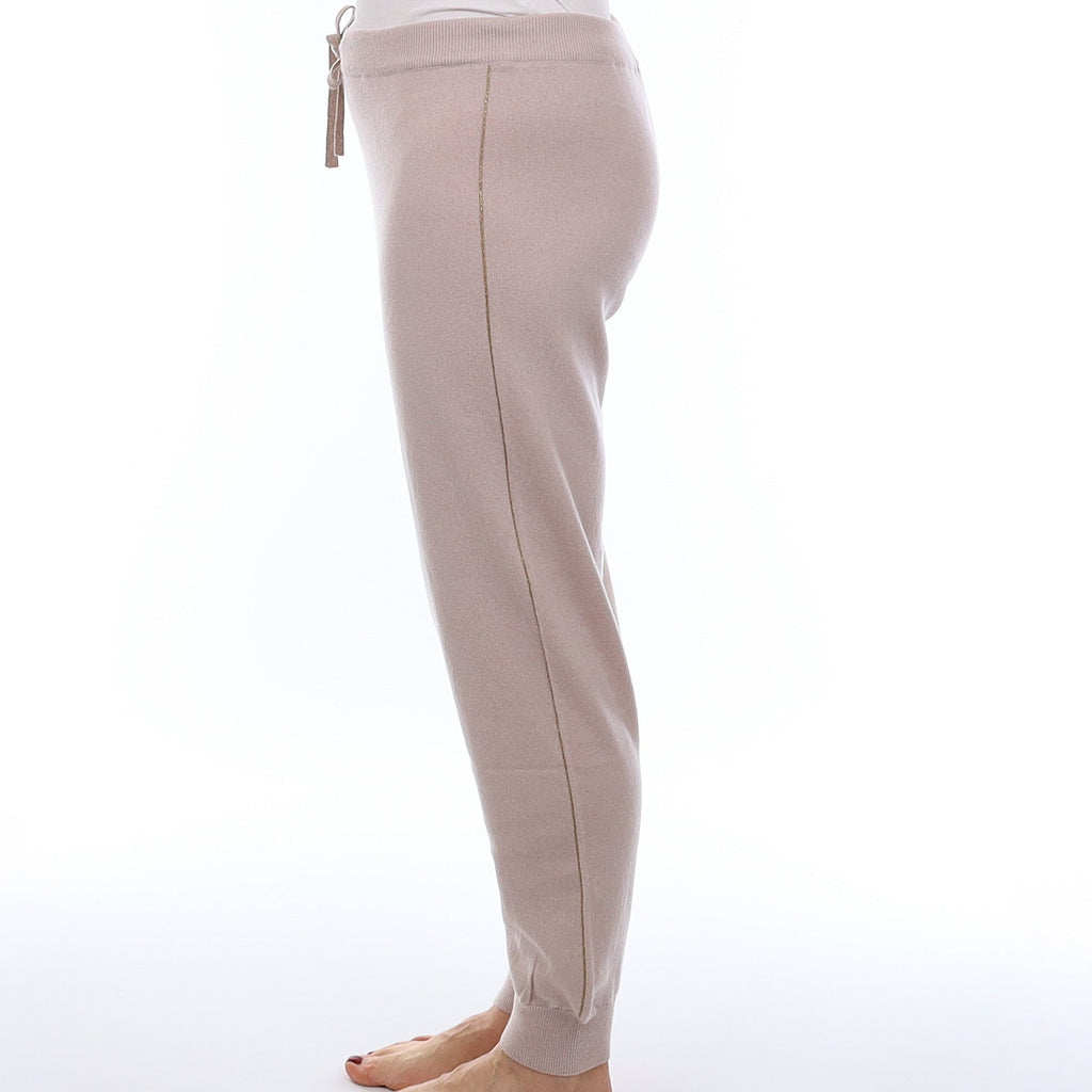 Brand New Scottish Pale Dusky Pink Cashmere Lounge Pants Medium