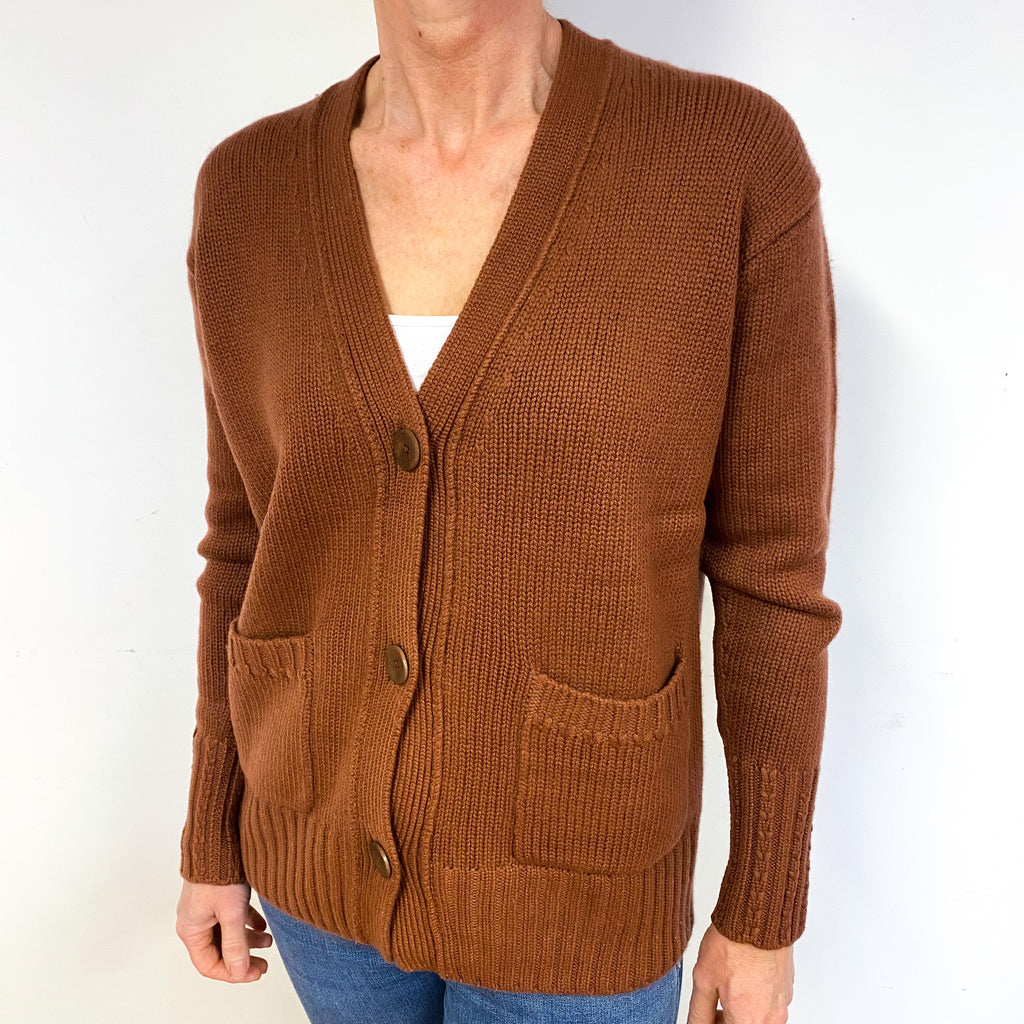 Designer Iris & Arnim Chunky Cashmere Cardigan Medium
