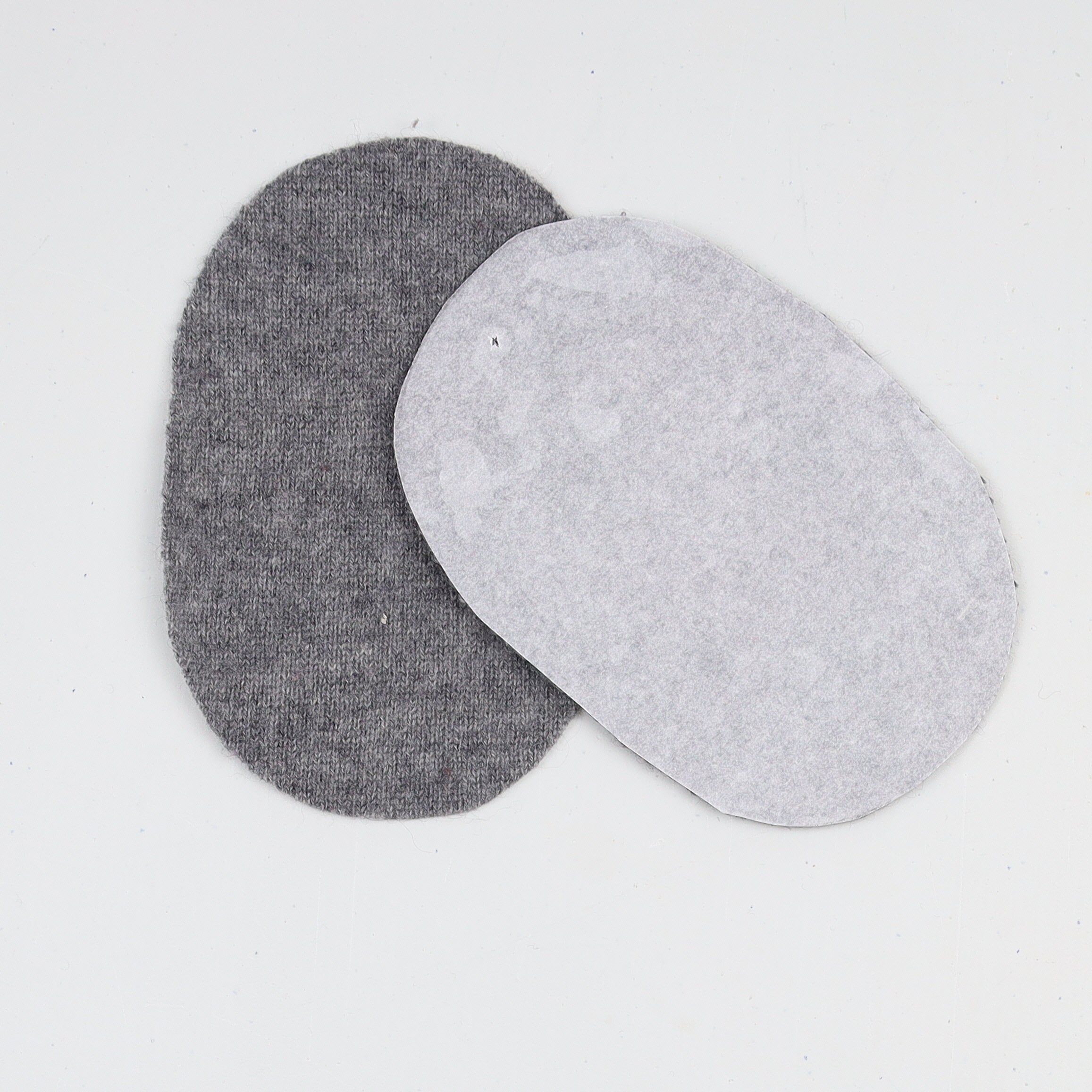 Small Slate Grey Elbow Patches - Machine Use