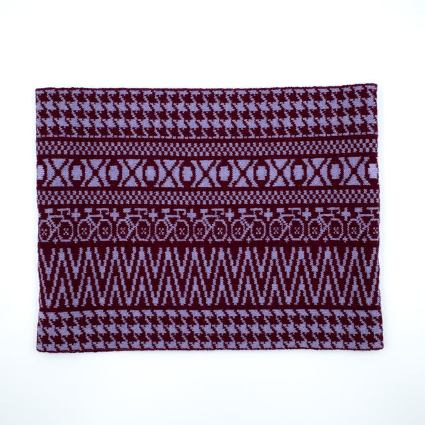 NFR Neck Warmer in Claret and Lilac