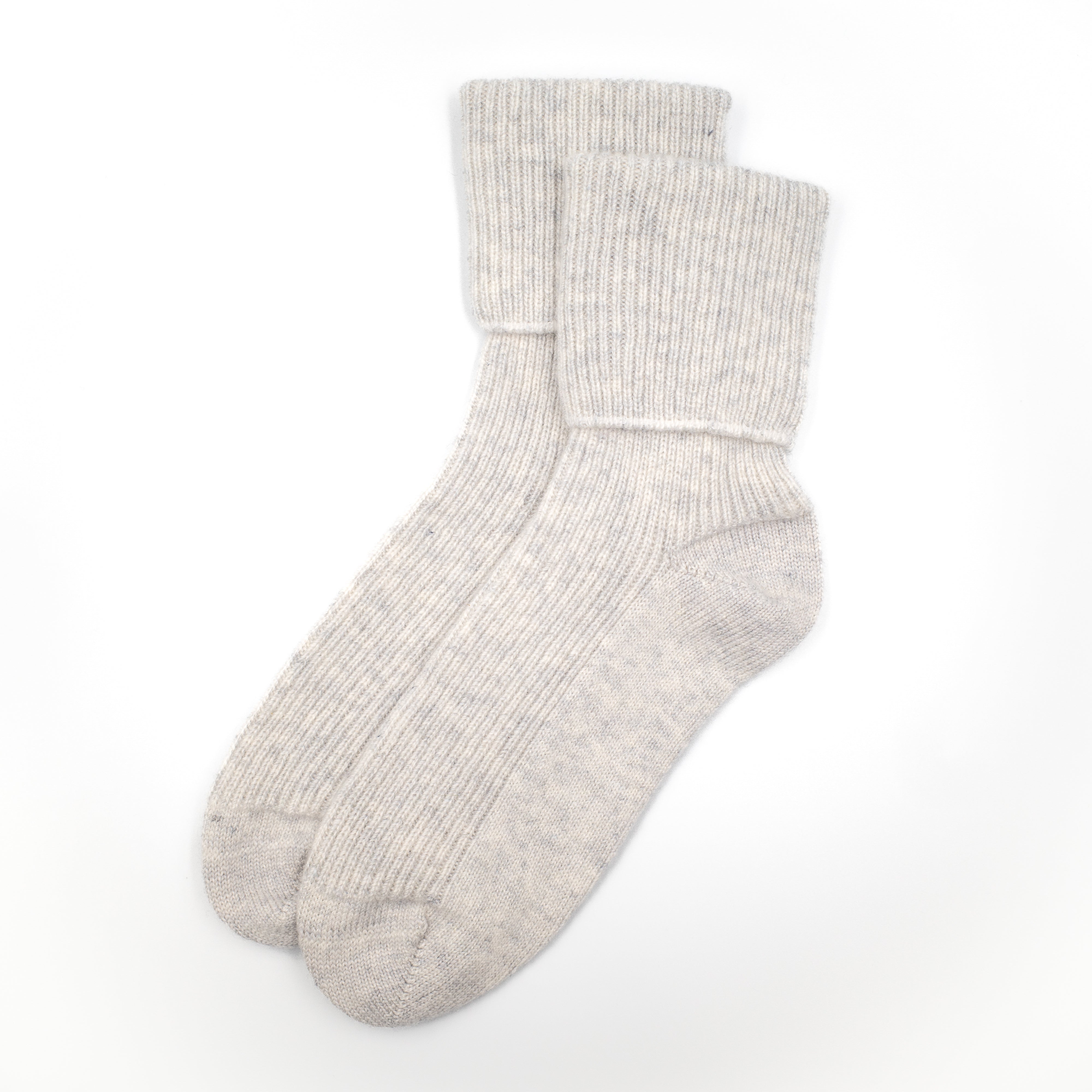 Brand New Scottish Soft Grey Ladies Cashmere Bed Socks