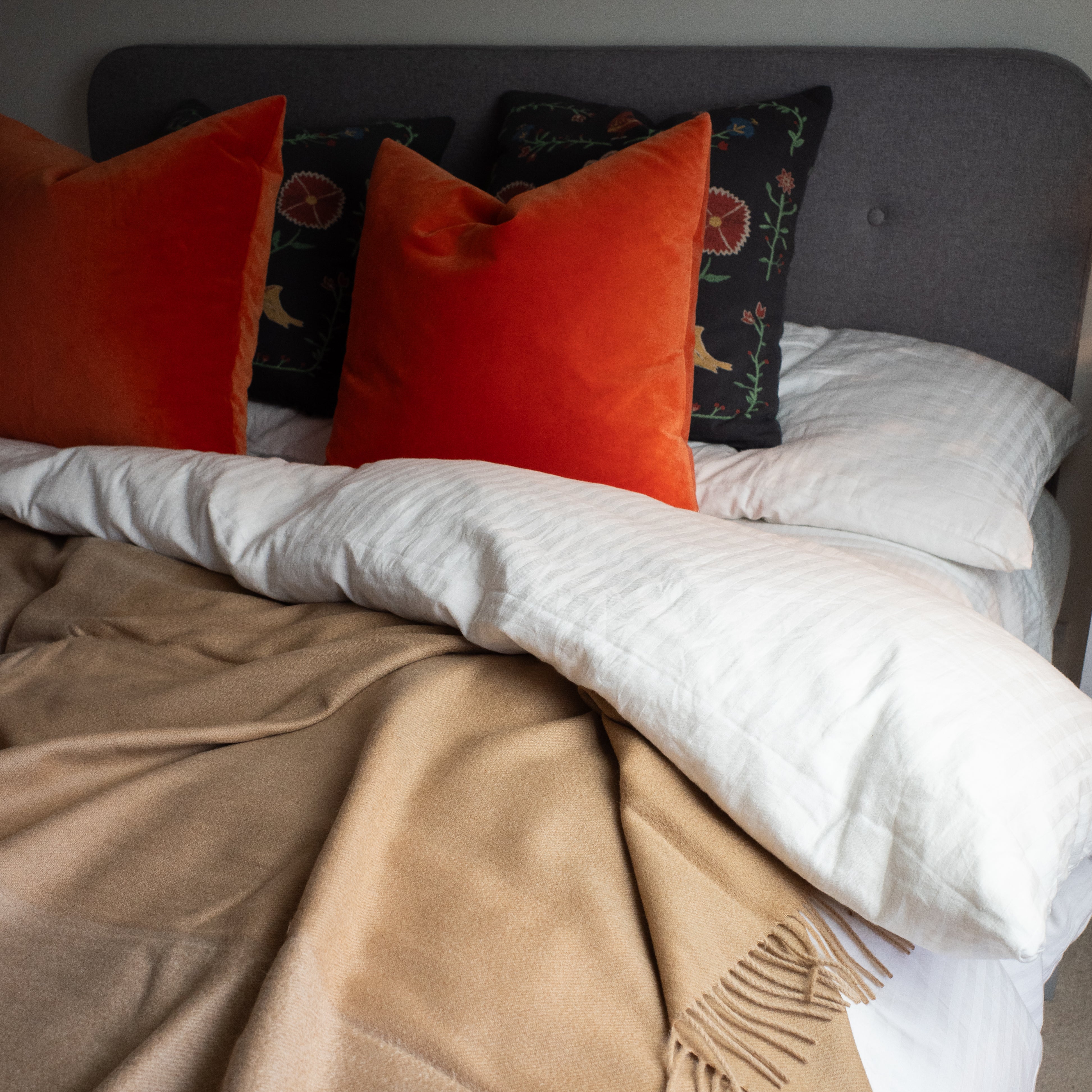 Scottish Begg & Co Cinnamon Luxury Cashmere Blanket