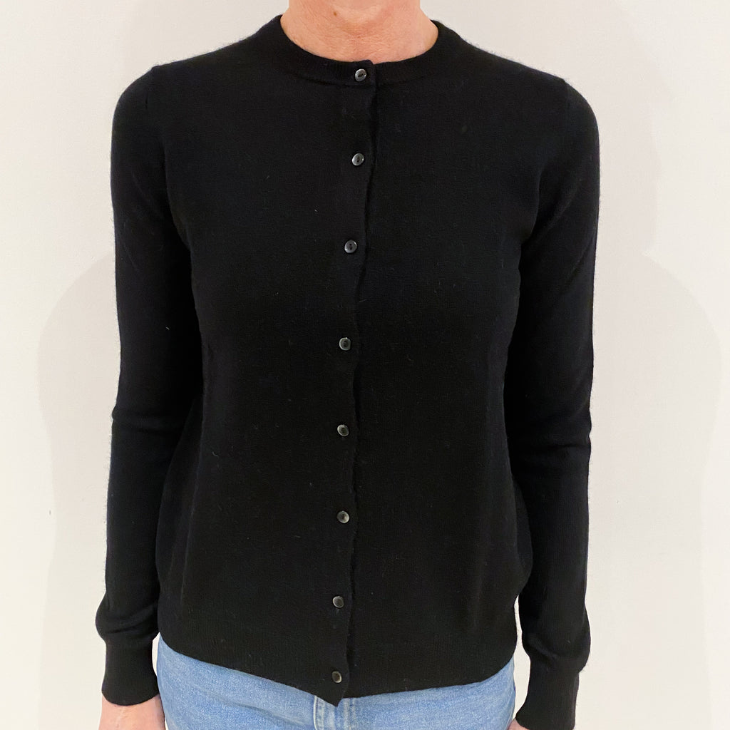 Black Cashmere Cardigan Small