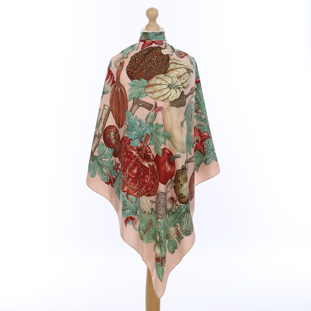 Hermès Citrouilles et Coloquintes Silk Scarf