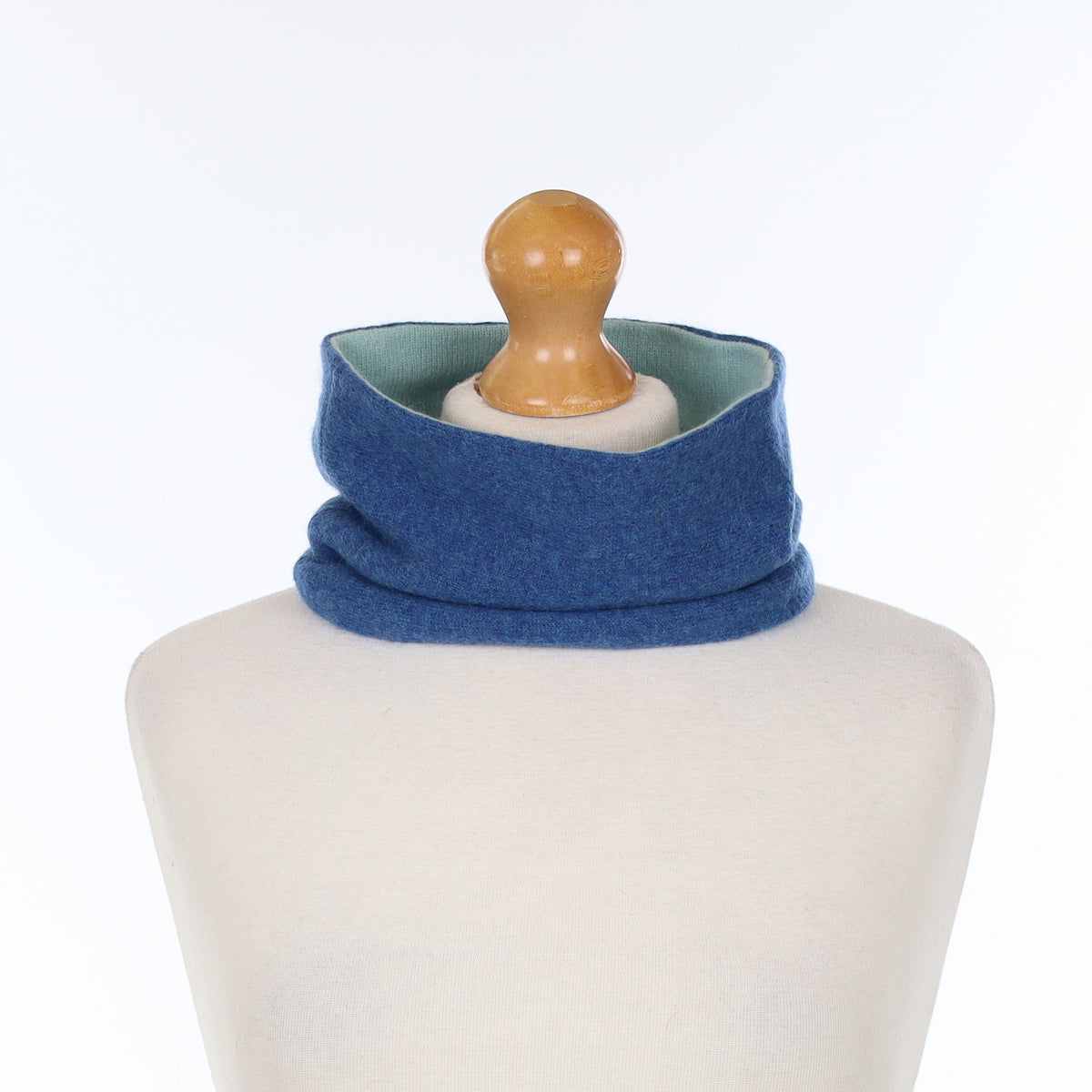 Deep Blue and Aqua Neck Warmer