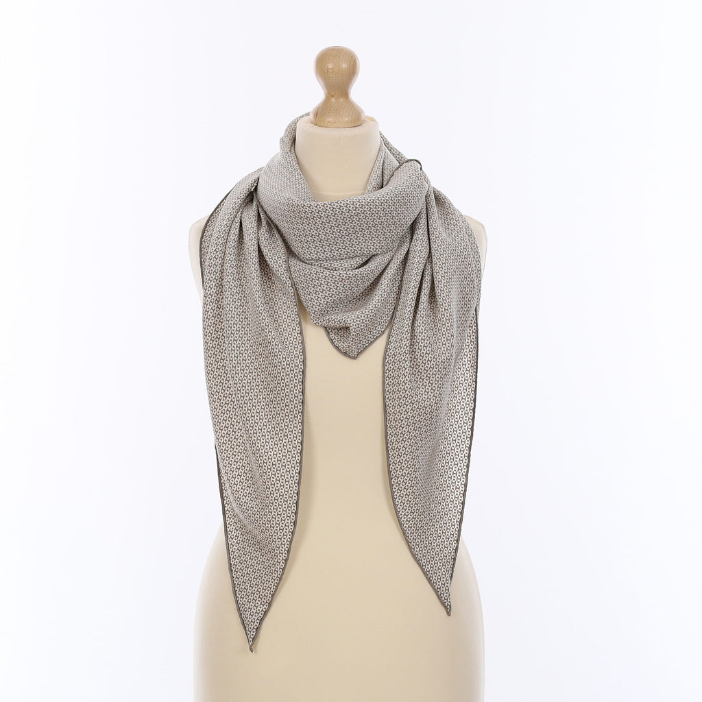 Pristine Hermès Quadri’H Grand Modele Losange Silk Scarf