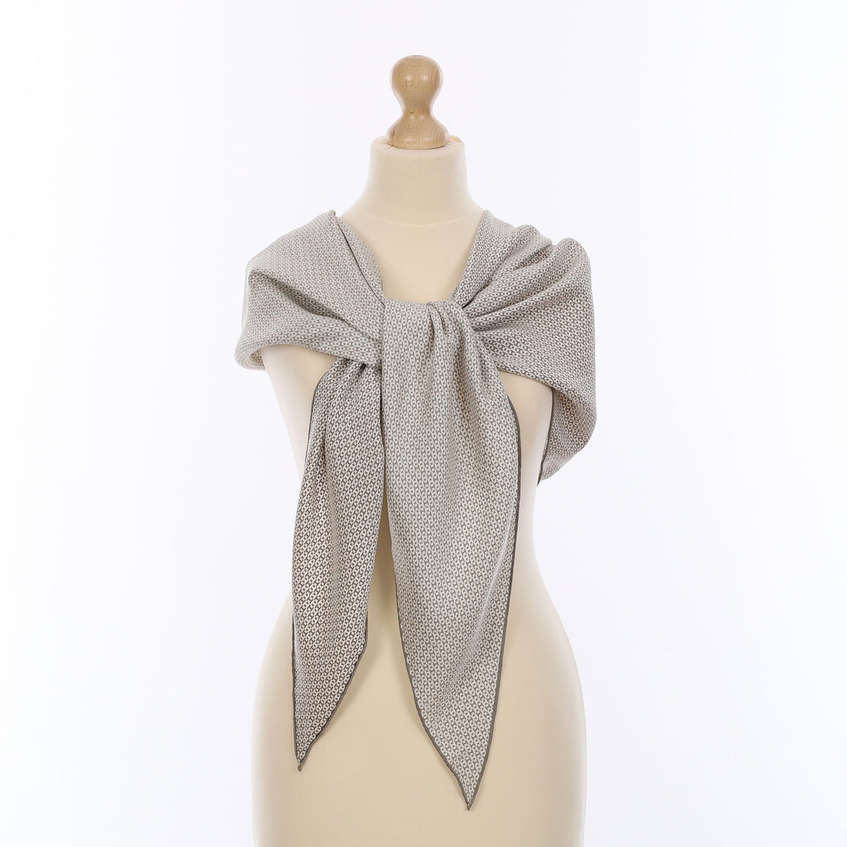 Pristine Hermès Quadri’H Grand Modele Losange Silk Scarf