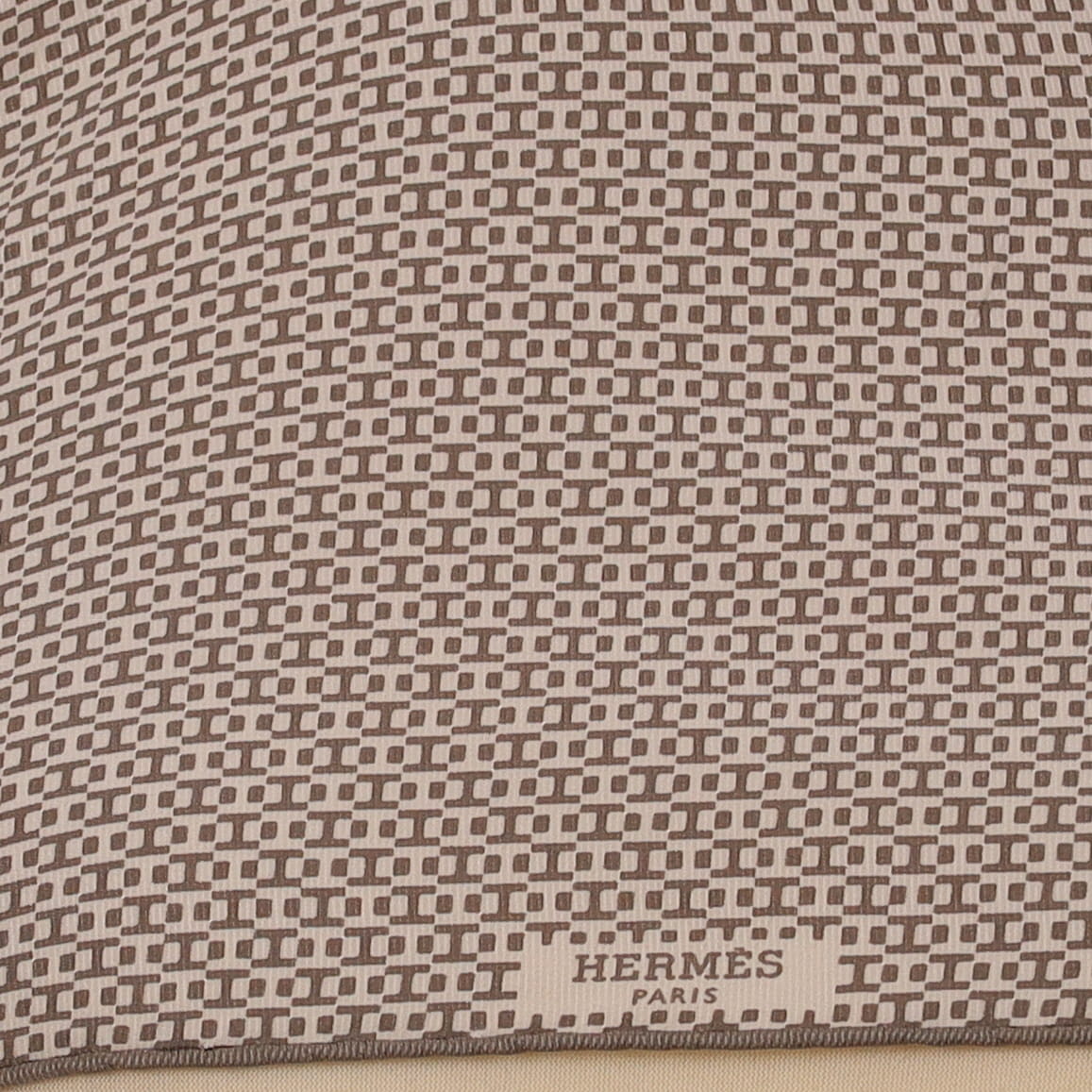 Pristine Hermès Quadri’H Grand Modele Losange Silk Scarf