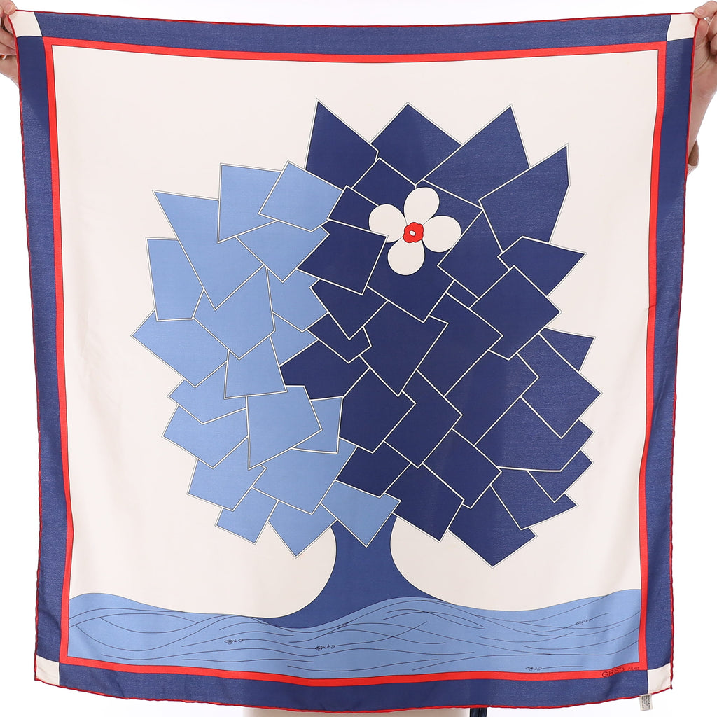 Grès Abstract Tree Silk Scarf