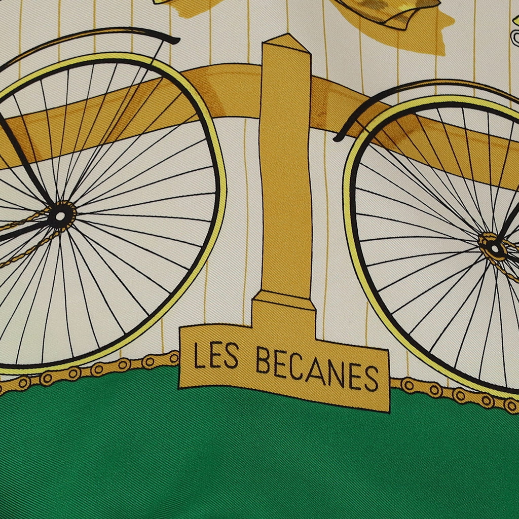 Hermès Les Becanes Silk Scarf