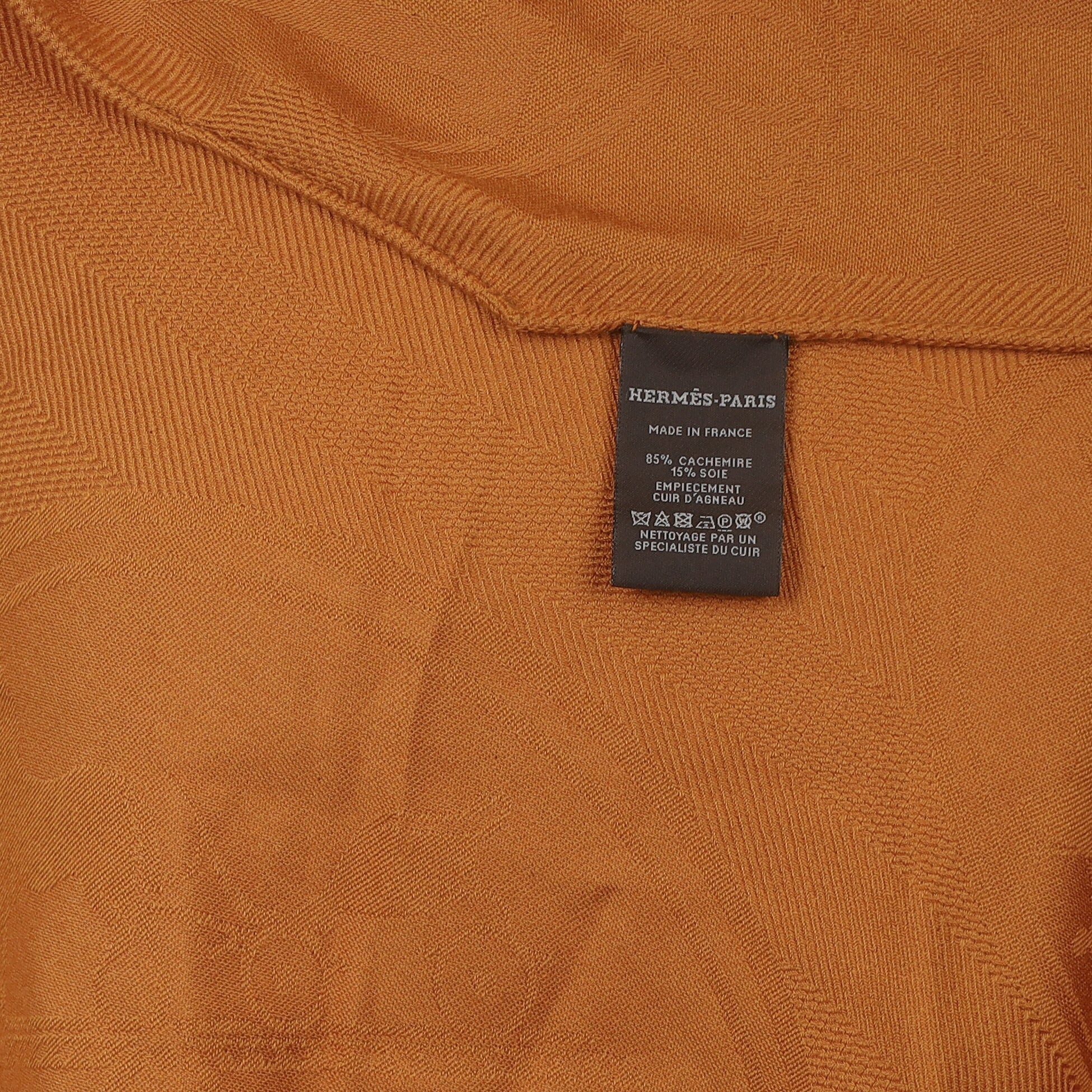 Boxed Hermès Libris Losange Cashmere and Silk Scarf