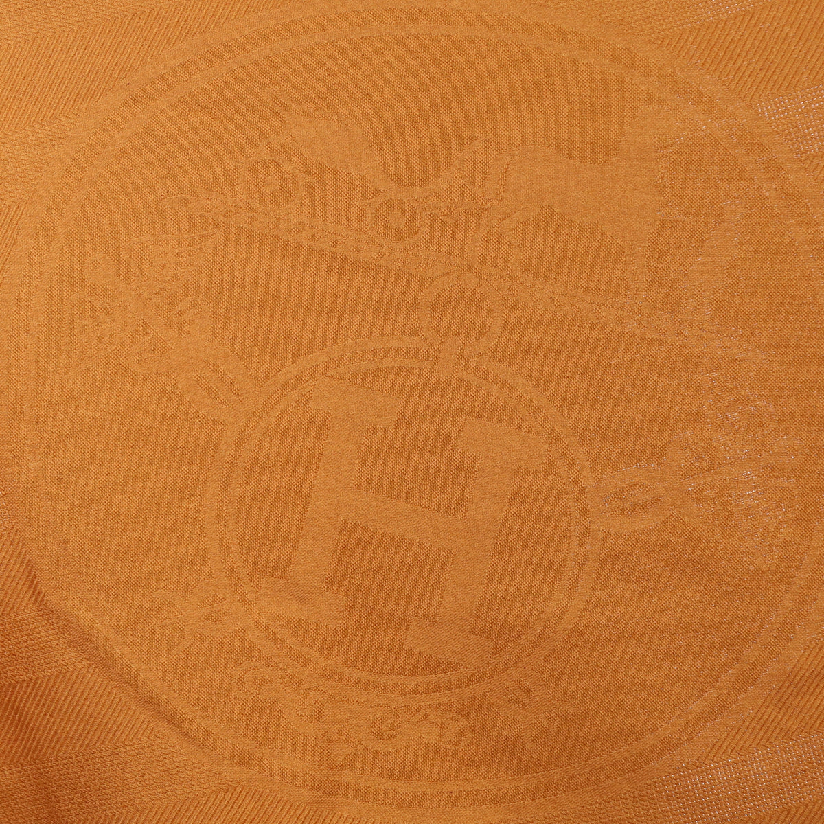 Boxed Hermès Libris Losange Cashmere and Silk Scarf