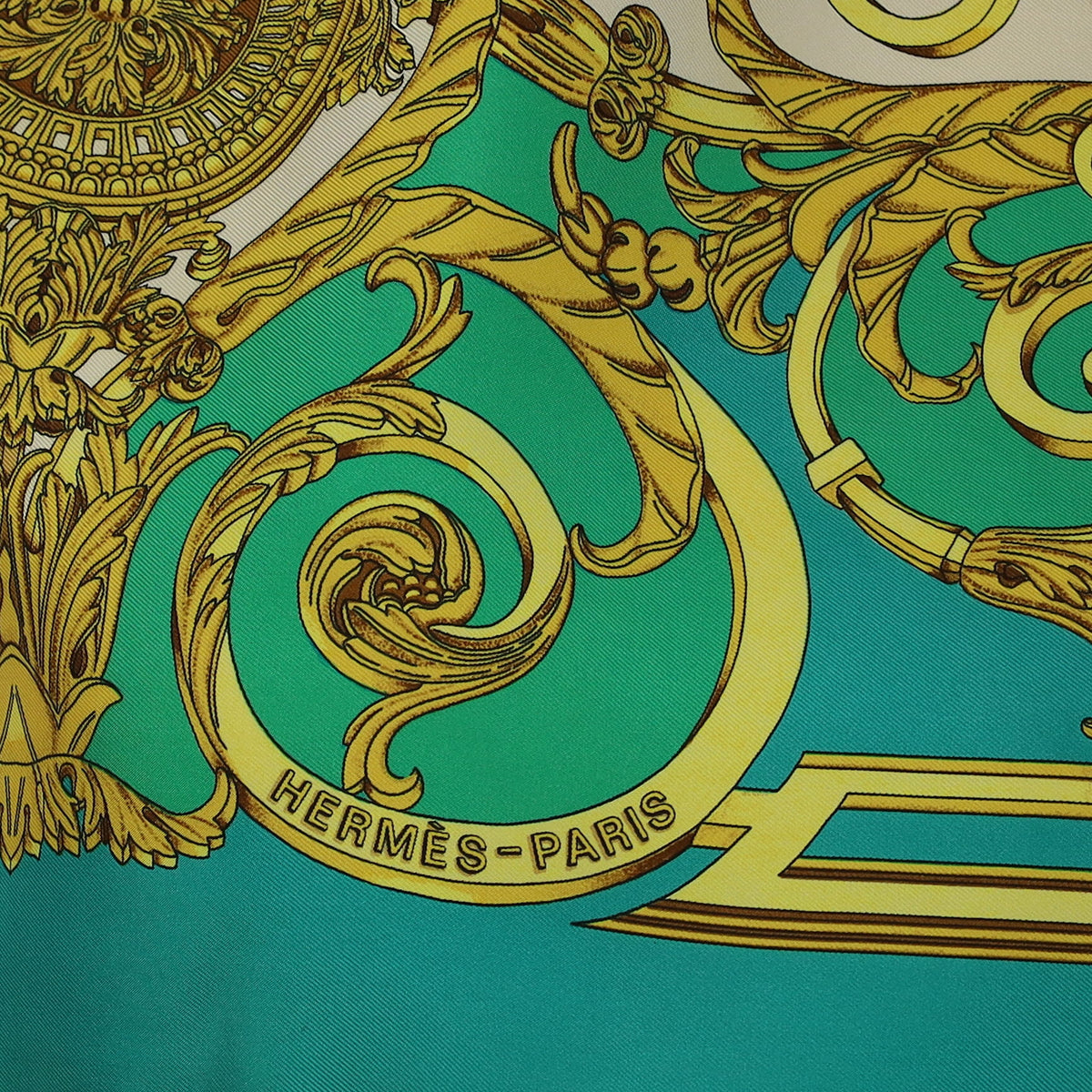 Hermès Les Tuileries Silk Scarf