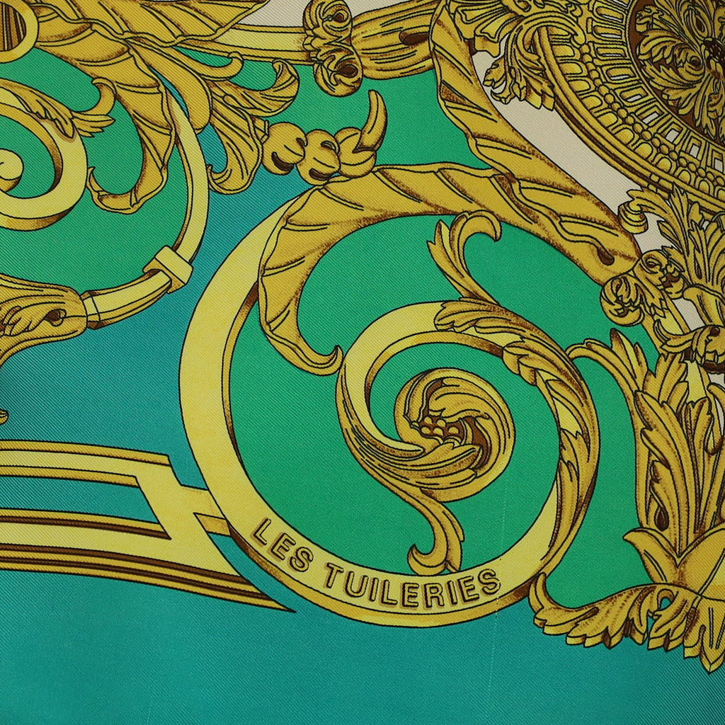 Hermès Les Tuileries Silk Scarf