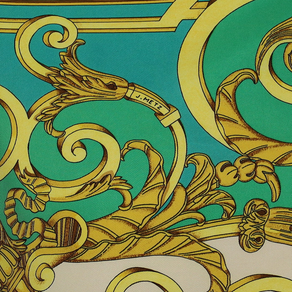 Hermès Les Tuileries Silk Scarf